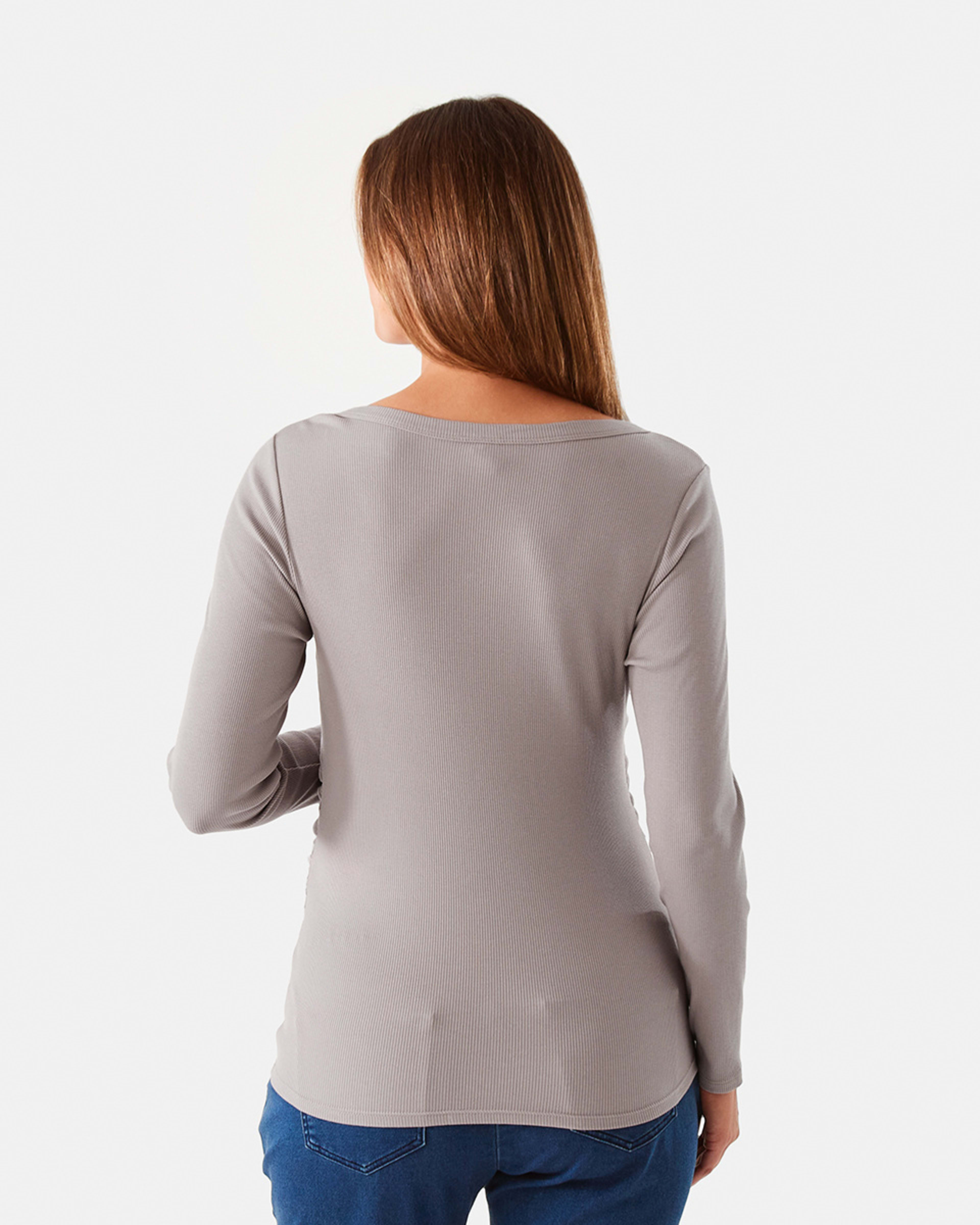 Maternity Long Sleeve Henley Feeding Tshirt Kmart
