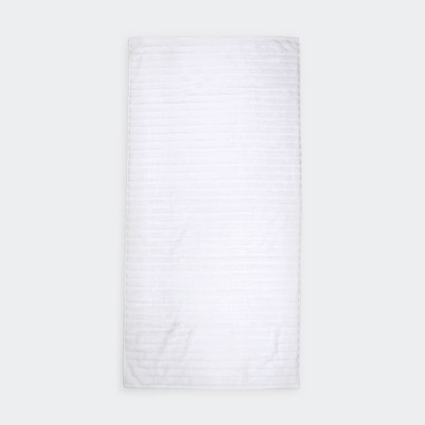 Thick Ribbed Australian Cotton Bath Sheet White Kmart