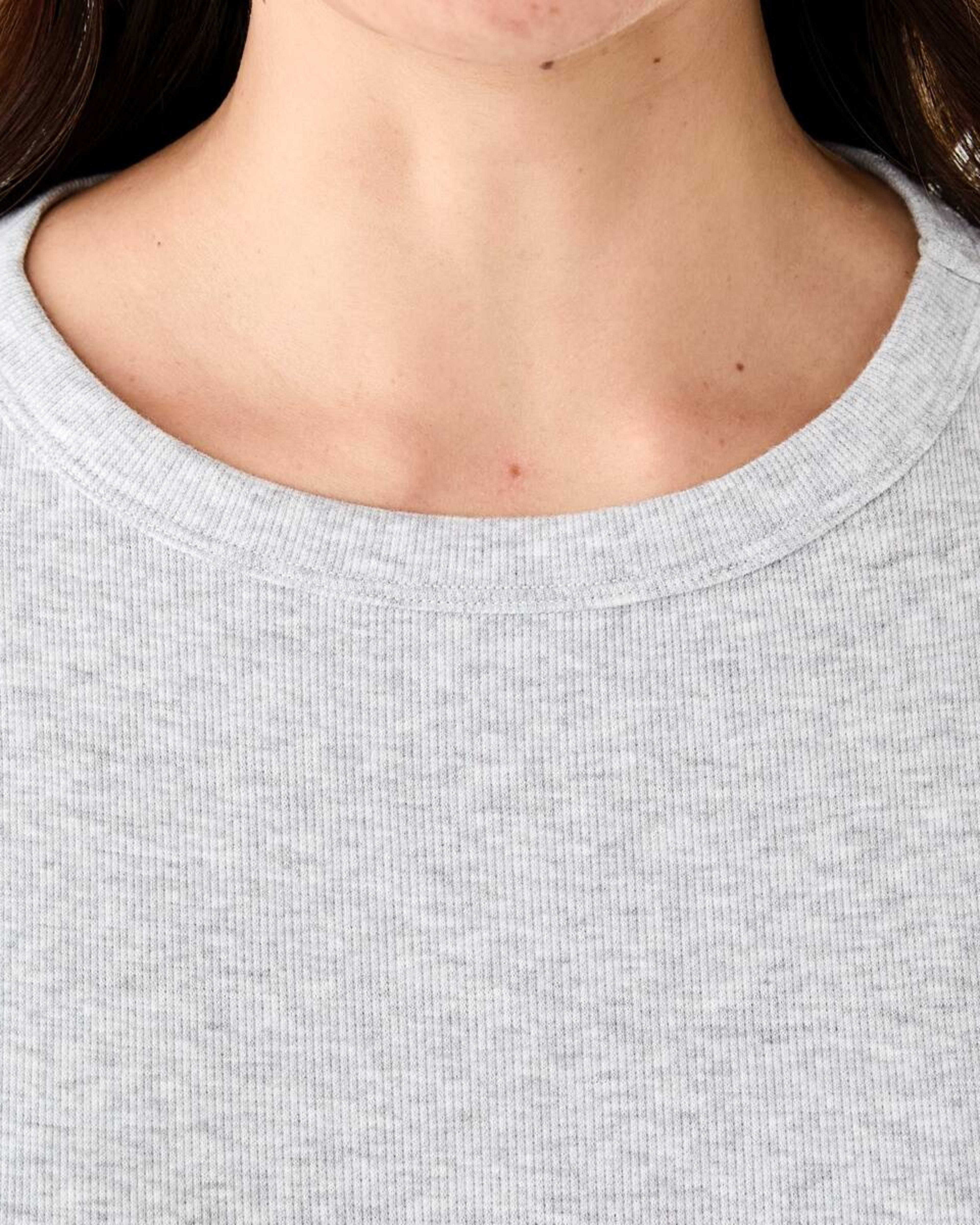 5 Rib Comfort T-shirt Slvr Marle, 5 of 7