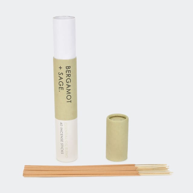 40 Pack Bergamot and Sage Essential Oil Blend Incense Sticks Kmart