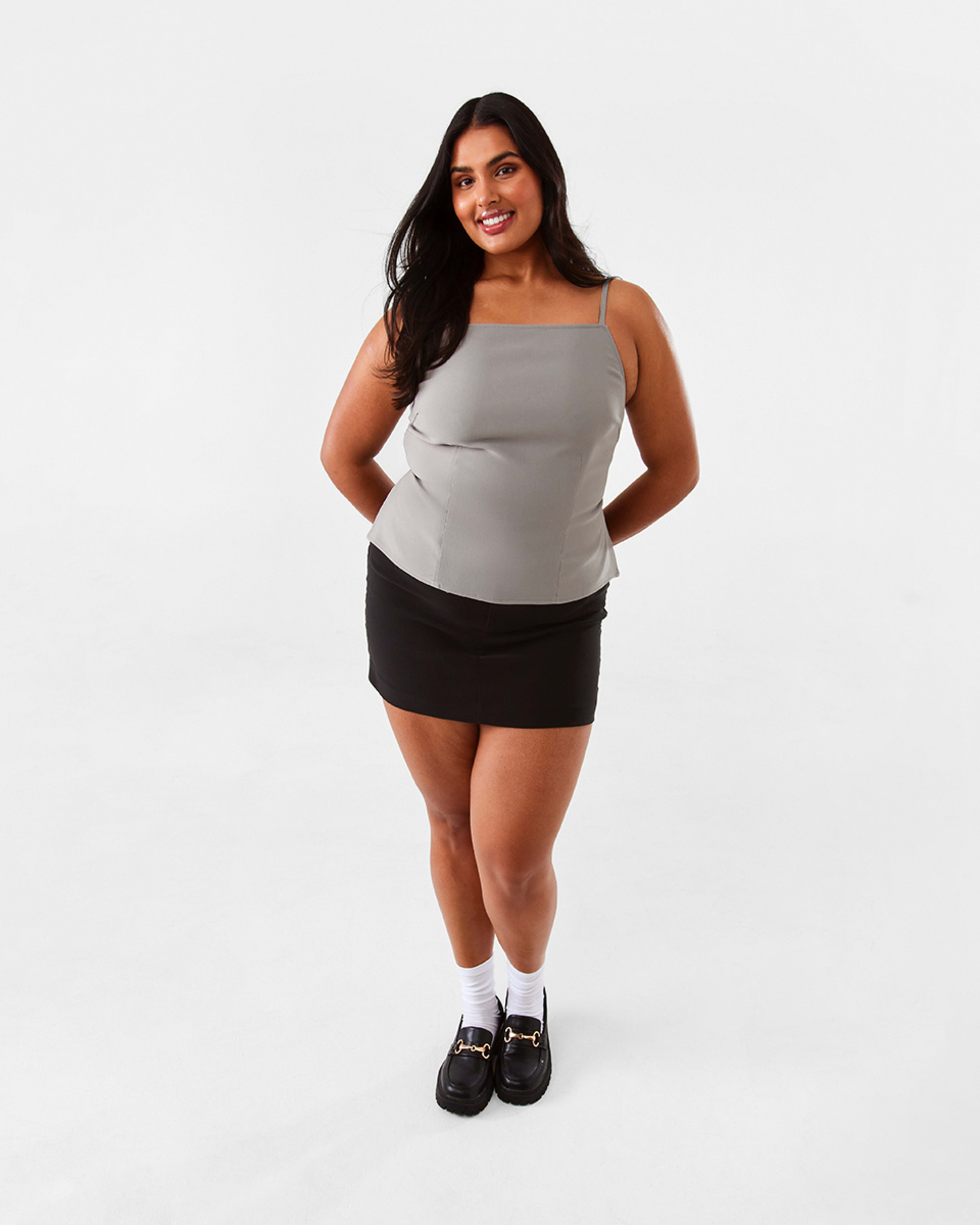 4 Sleeveless Buckle Back Top Satelite, 4 of 10
