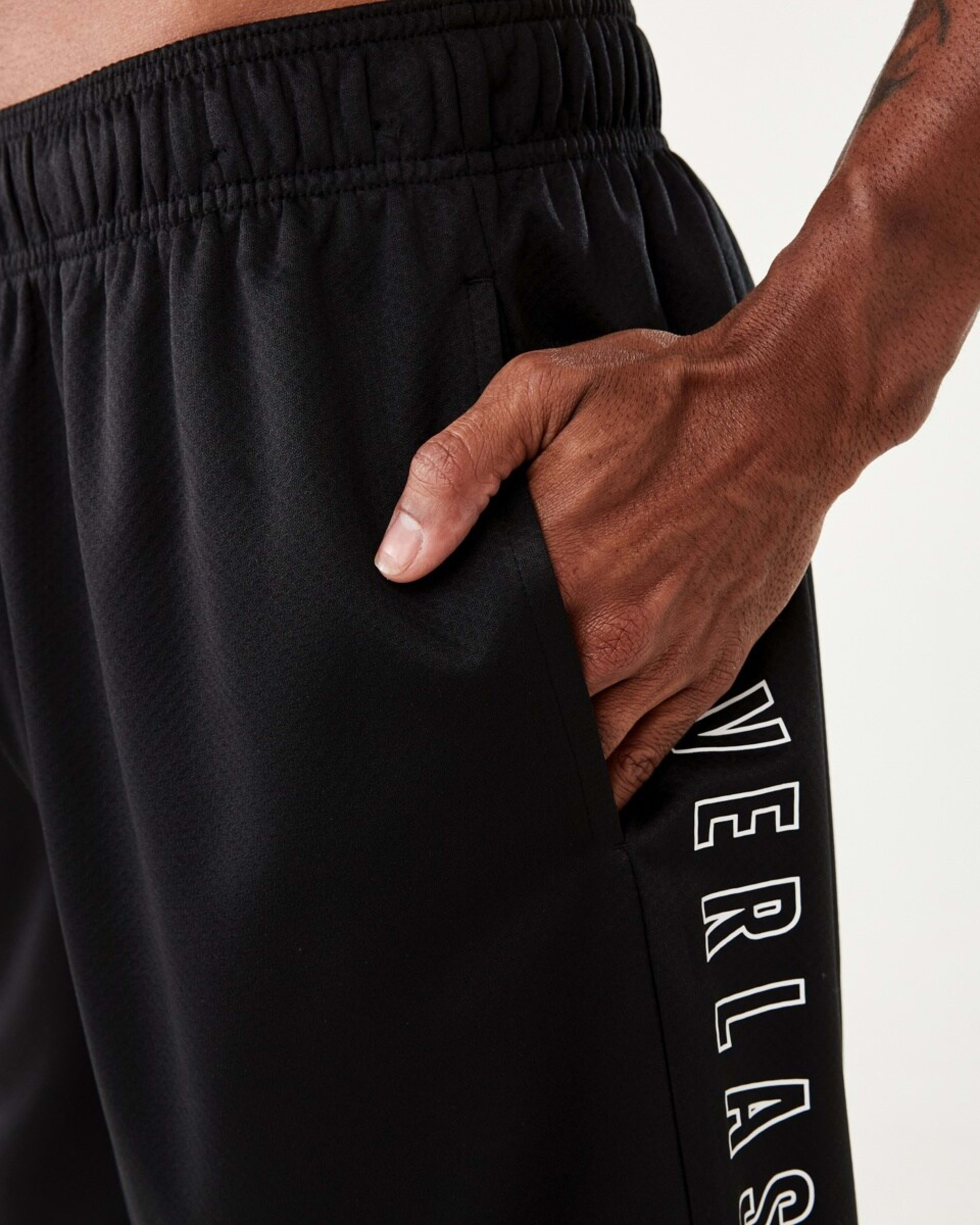 5 Everlast Mens Mesh Panelled Shorts EVER BLACK, 5 of 7