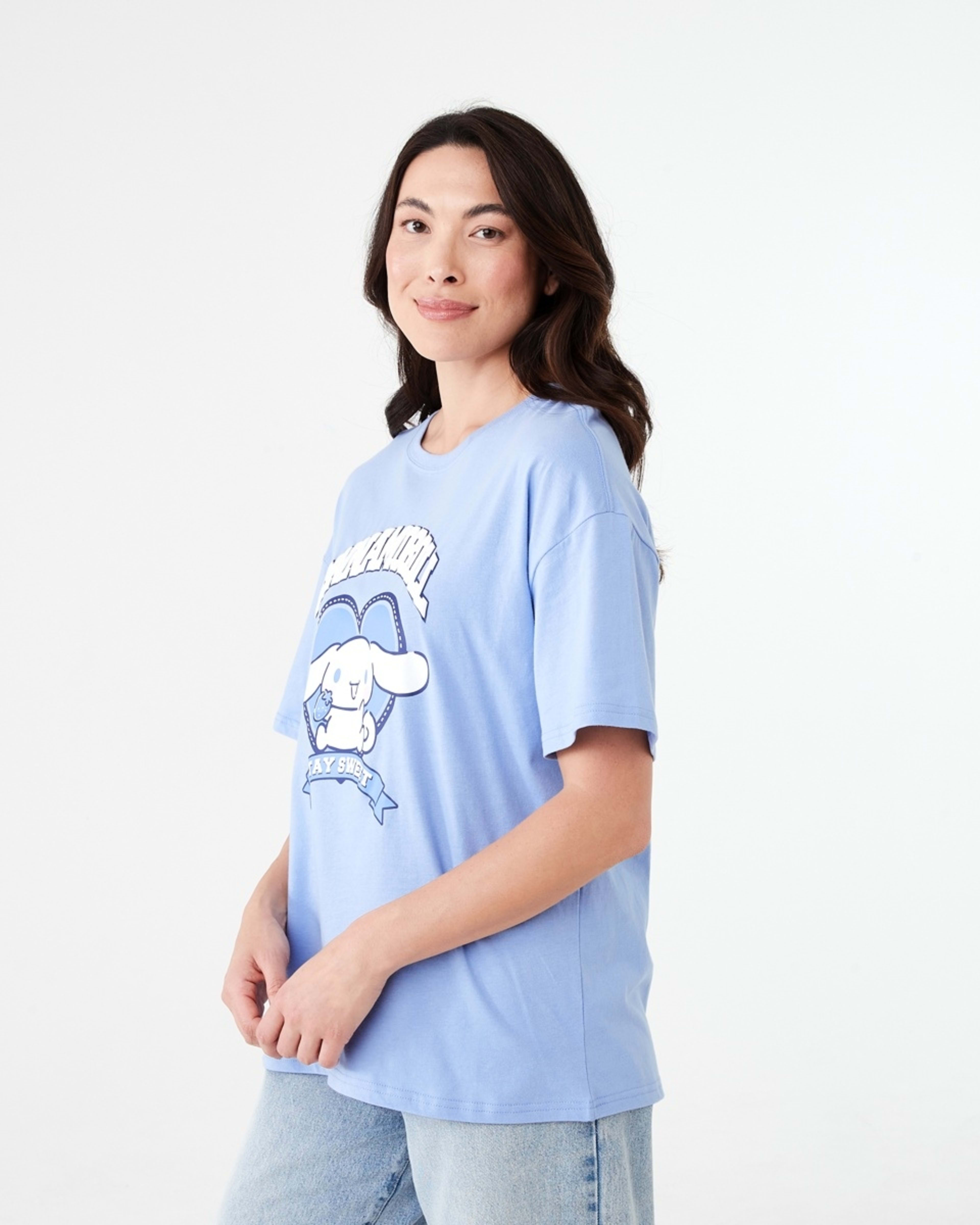 2 Cinnamoroll License Short Sleeve T-shirt CINNAMOROLL BRUNIBLUE, 2 of 5