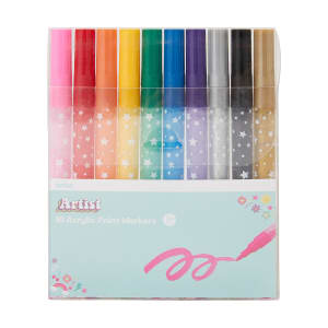 10 Pack Artist Acrylic Paint Markers
