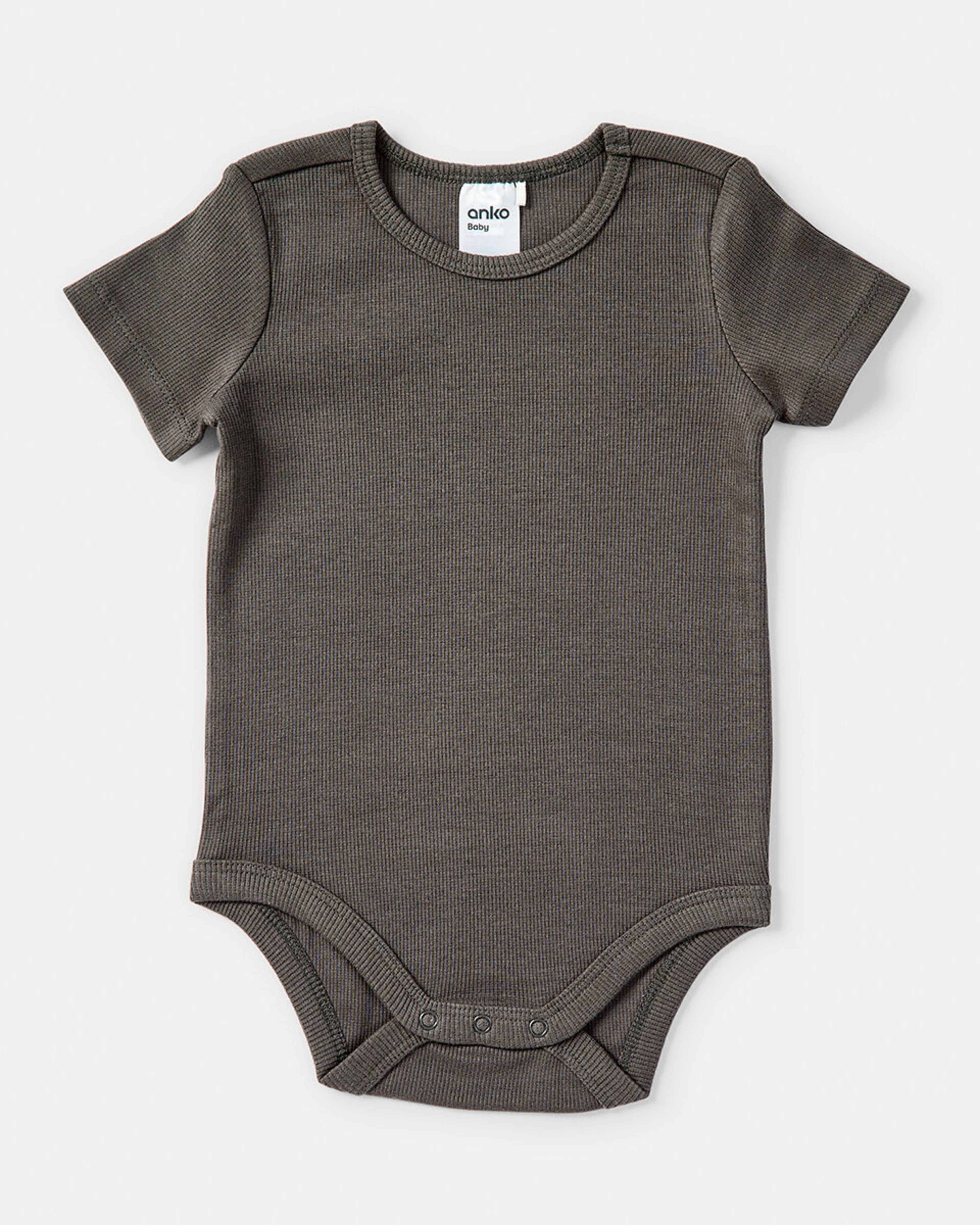 4 3 Pack Short Sleeve Bodysuits Jungle, 4 of 8