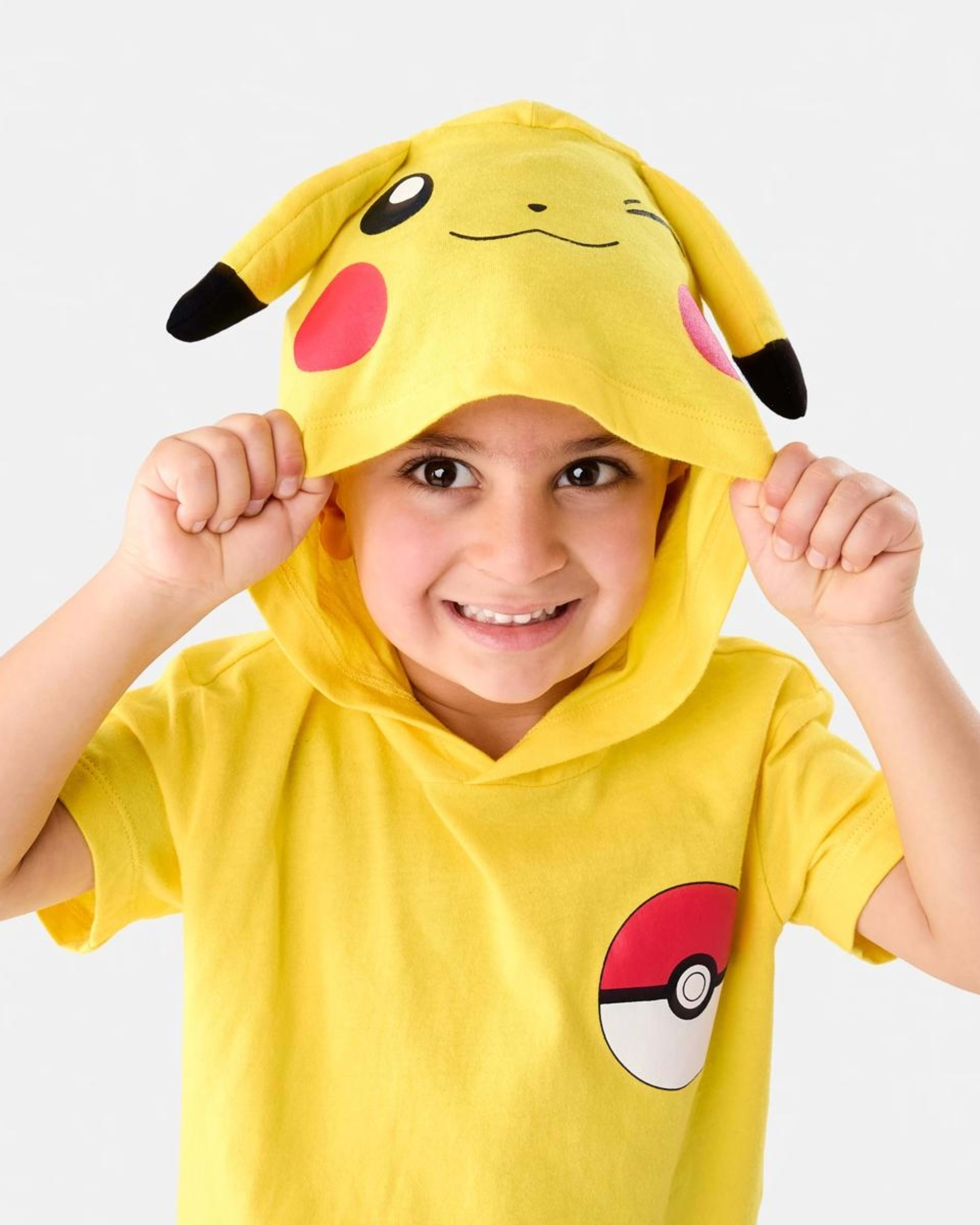 4 Pokemon License Character Hooded T-shirt PIKACHU, 4 of 9