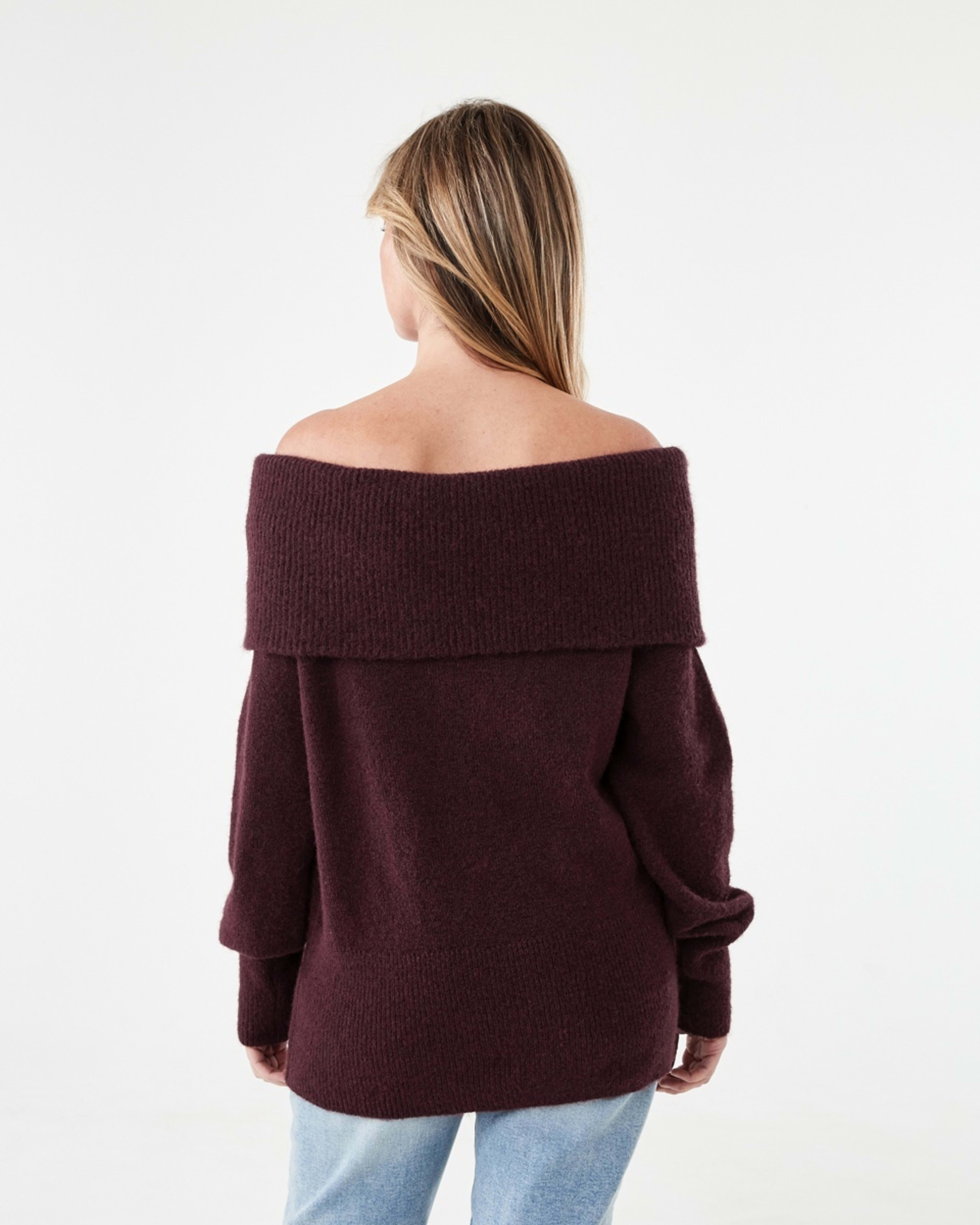 3 Off Shoulder Jumper Mulberry, 3 of 6