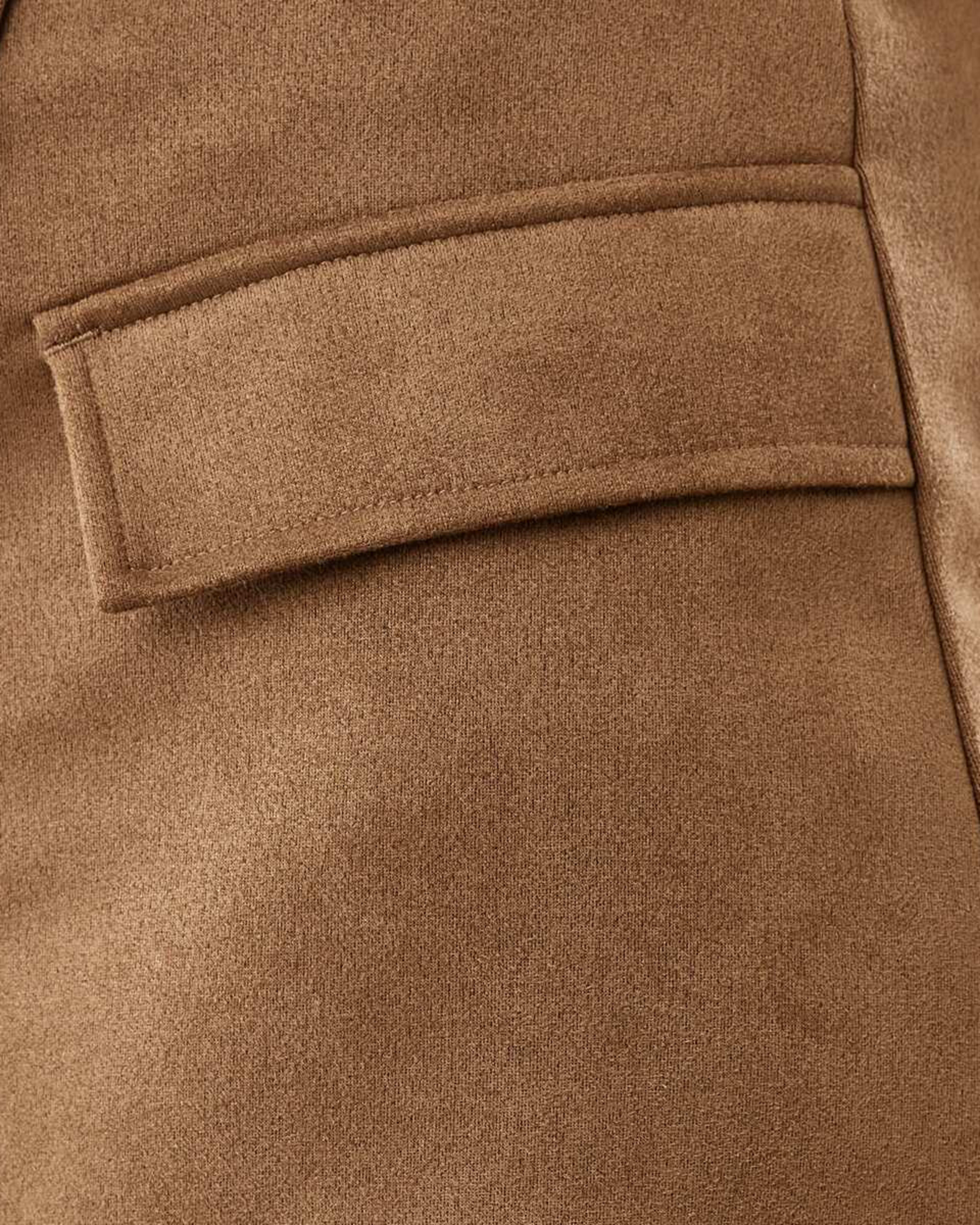 5 Suedette Skort Deep Camel, 5 of 6