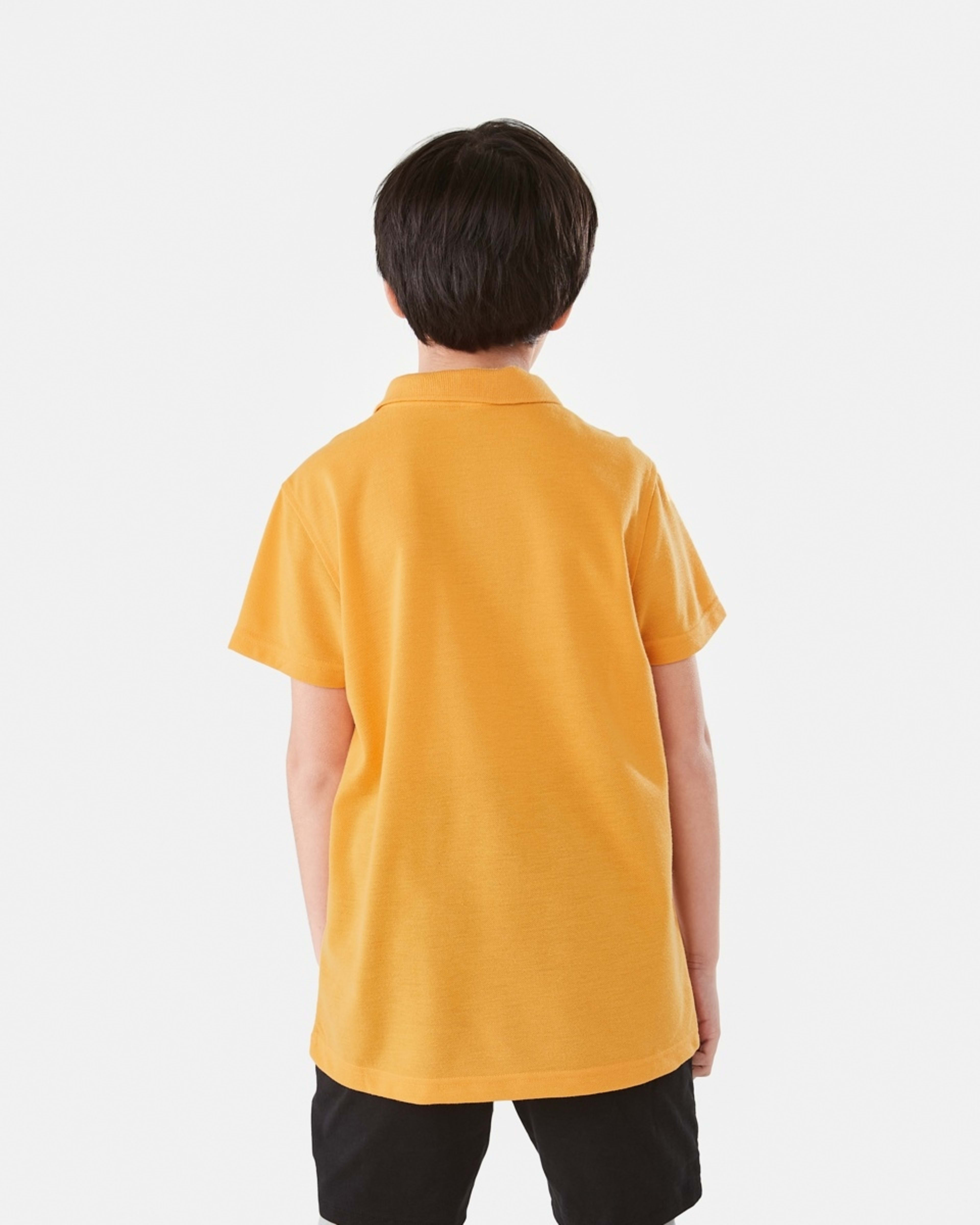 2 School Polo T-shirt Gold, 2 of 8