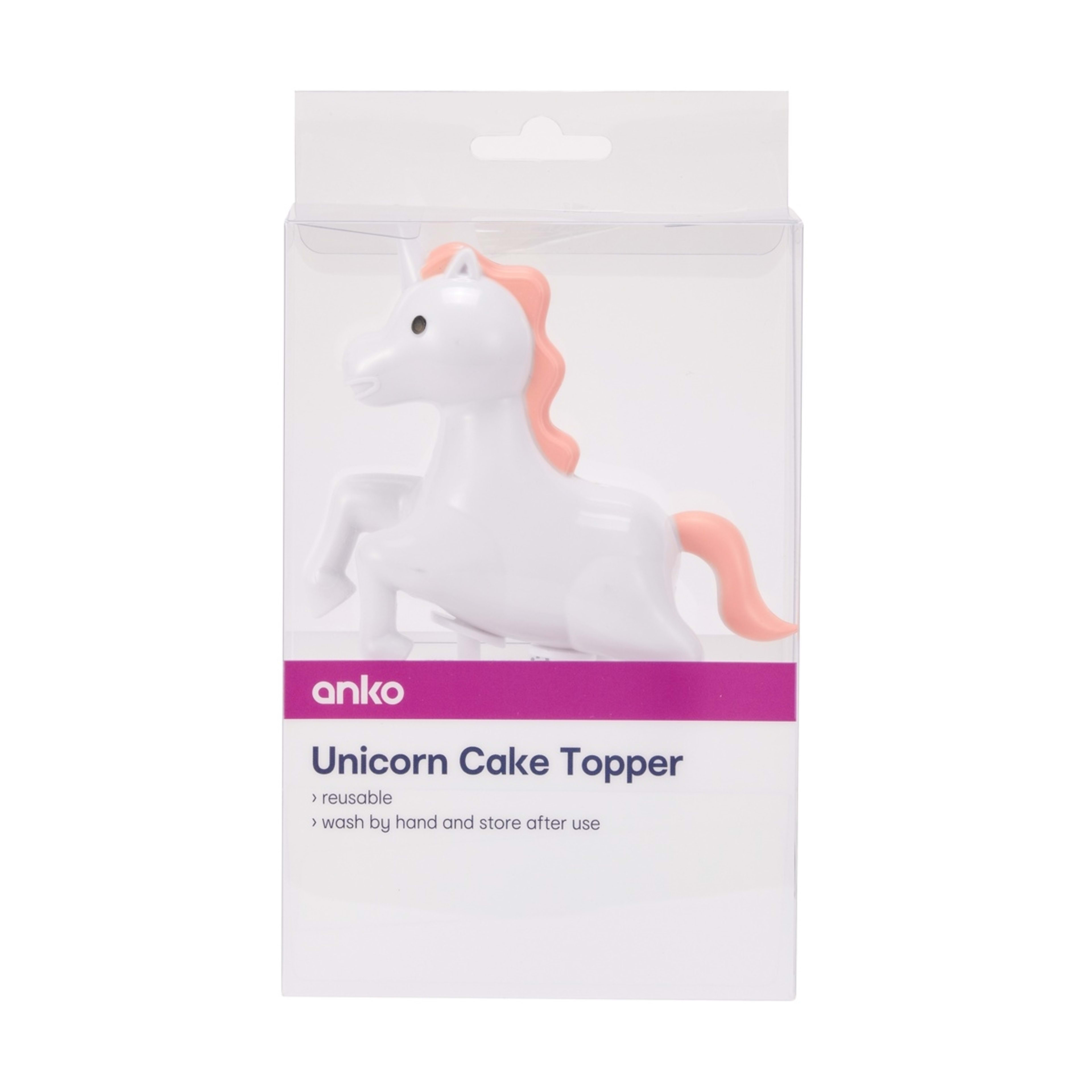 Unicorn Cake Topper - Kmart