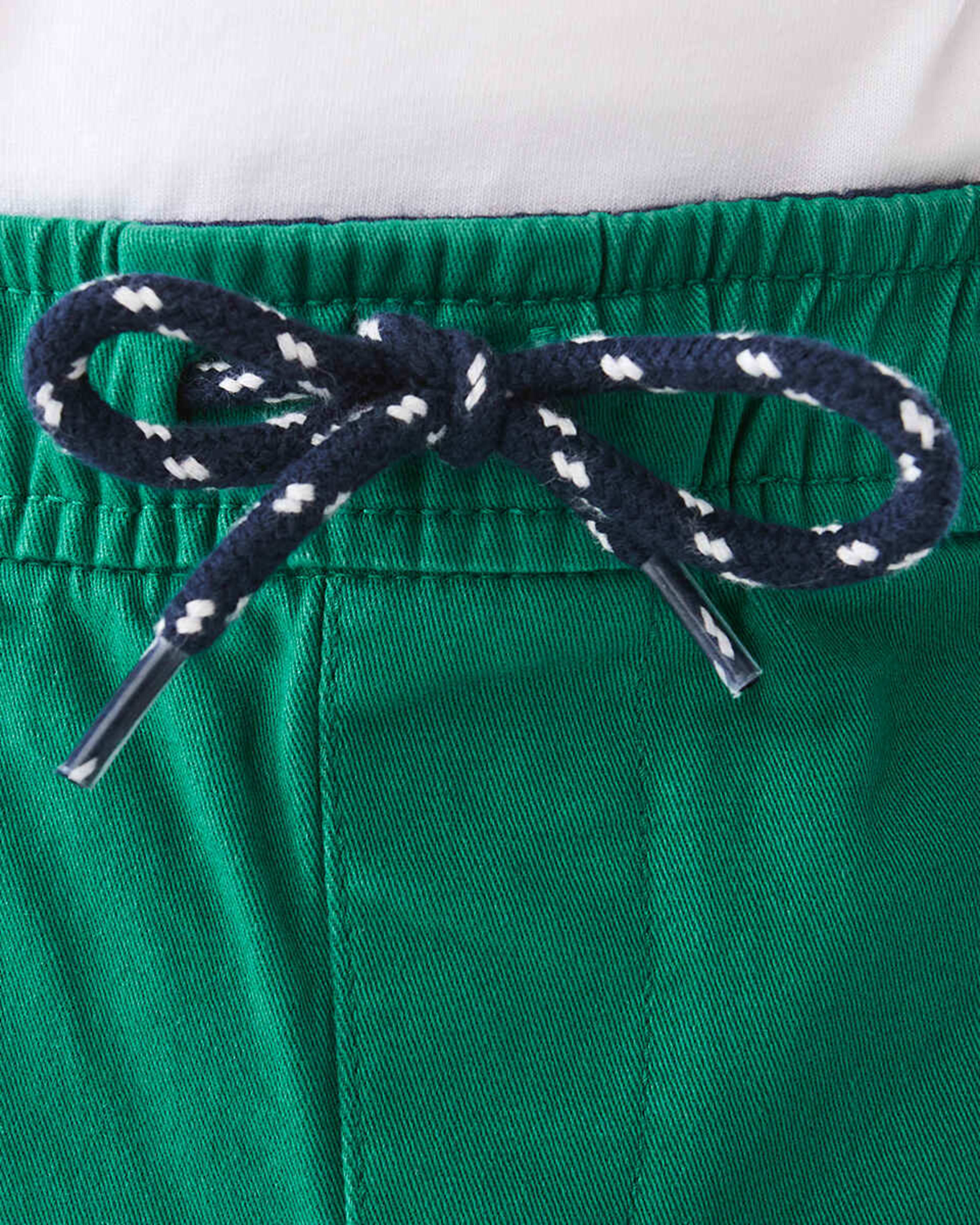 3 Pull On Chino Shorts Shdy Green, 3 of 9