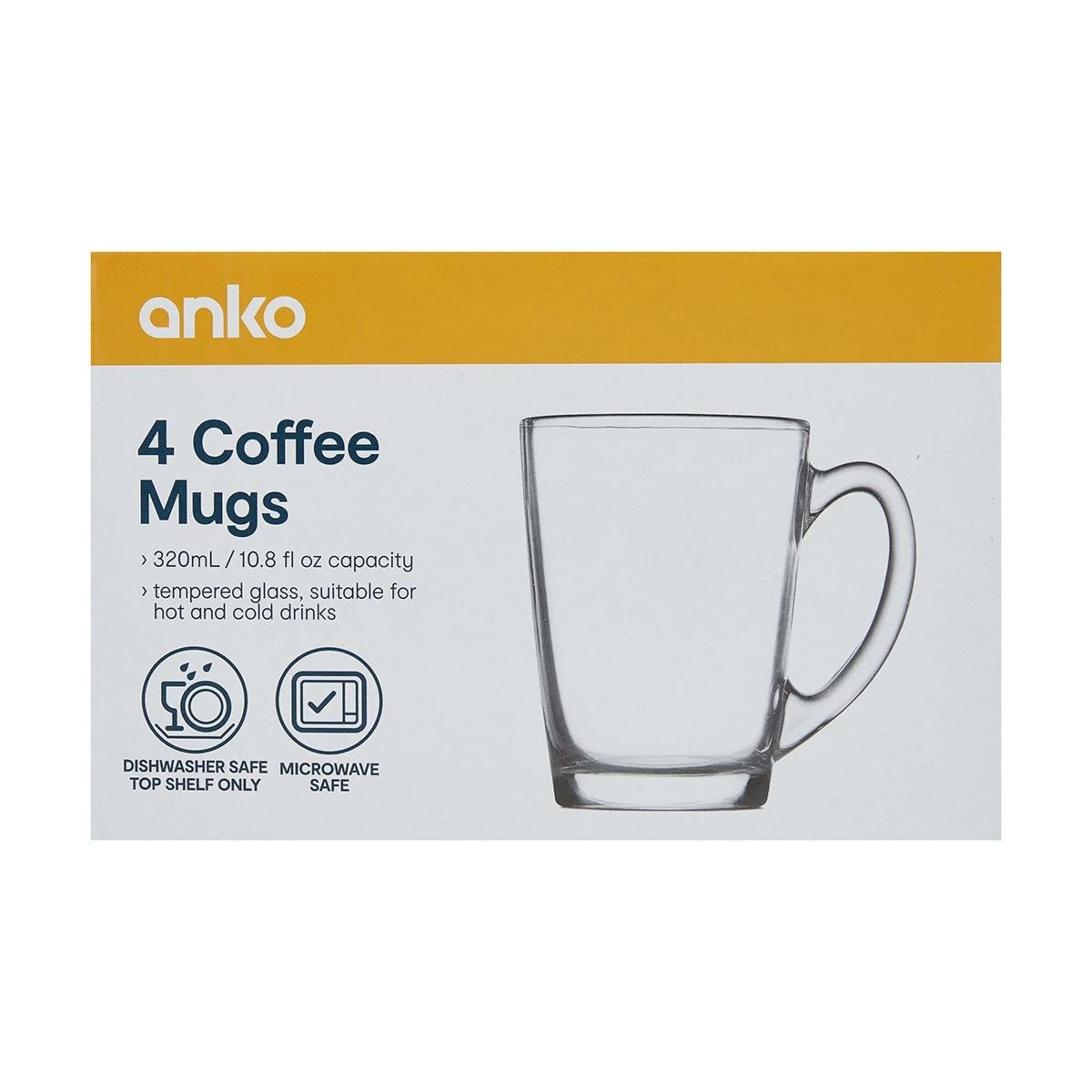 6 4 Pack Coffee Mugs, 6 of 6