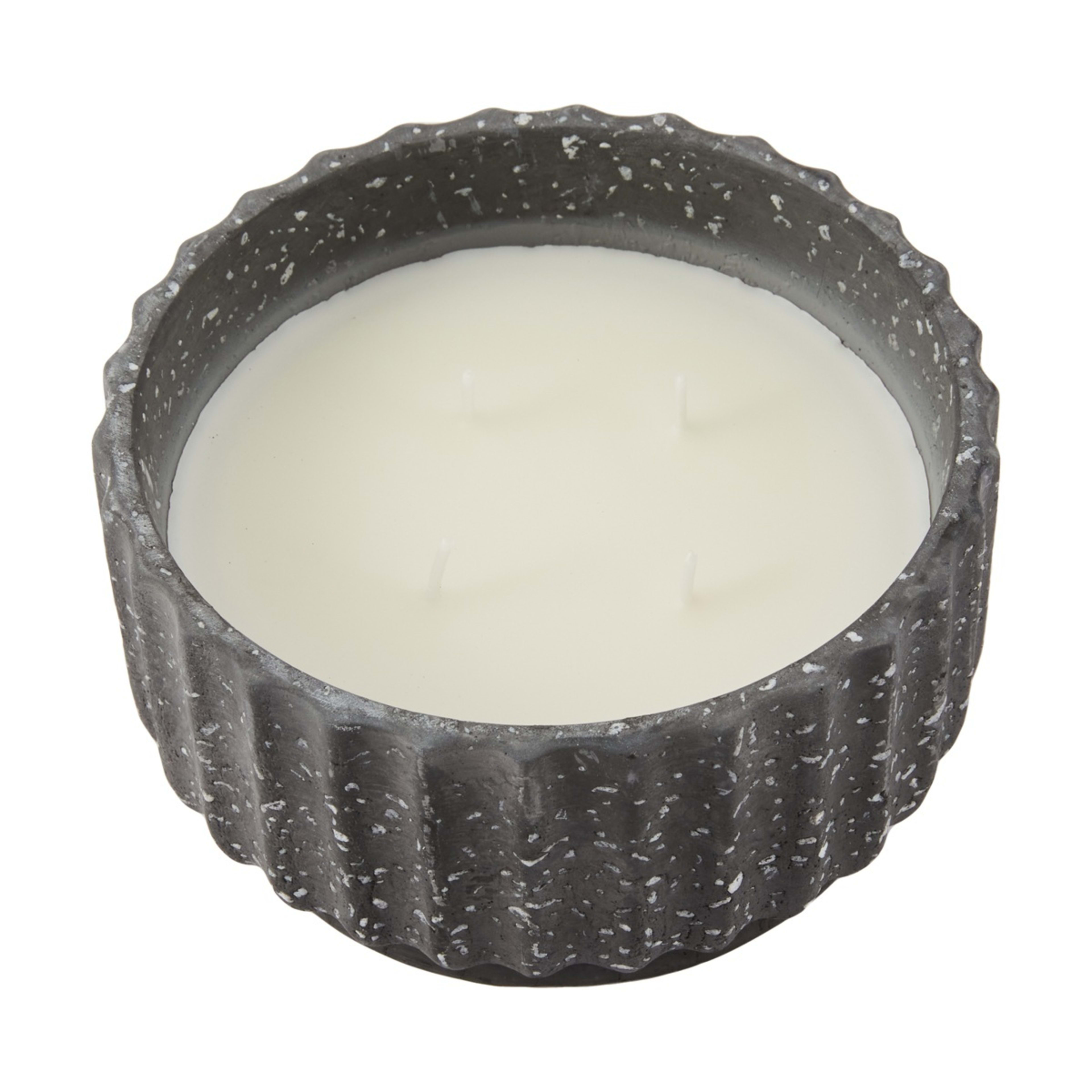 1 Caramel & Vanilla Black Terrazzo Wave Candle, 1 of 5