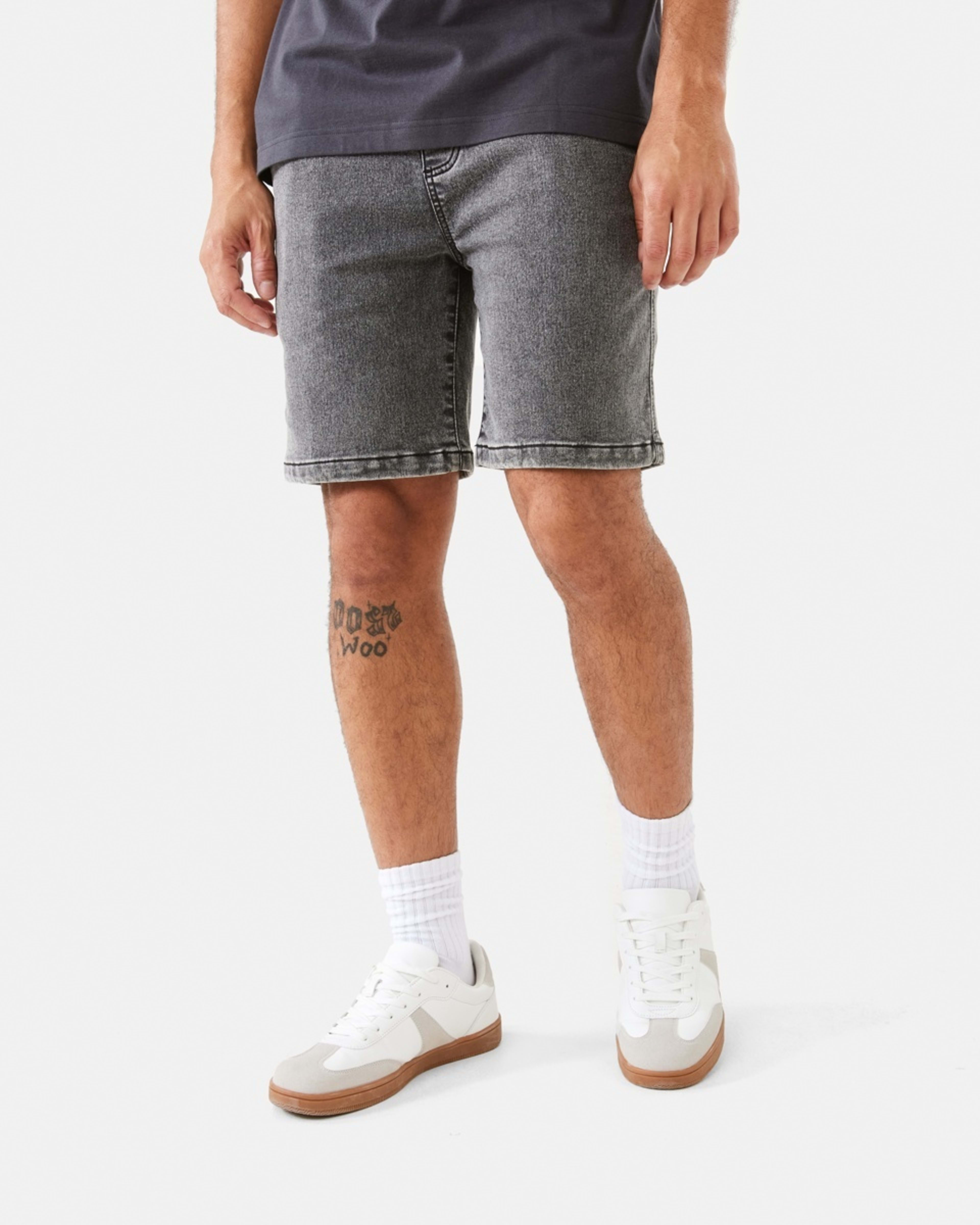 7 Denim Jogger Shorts VINTAGE BLACK, 7 of 7