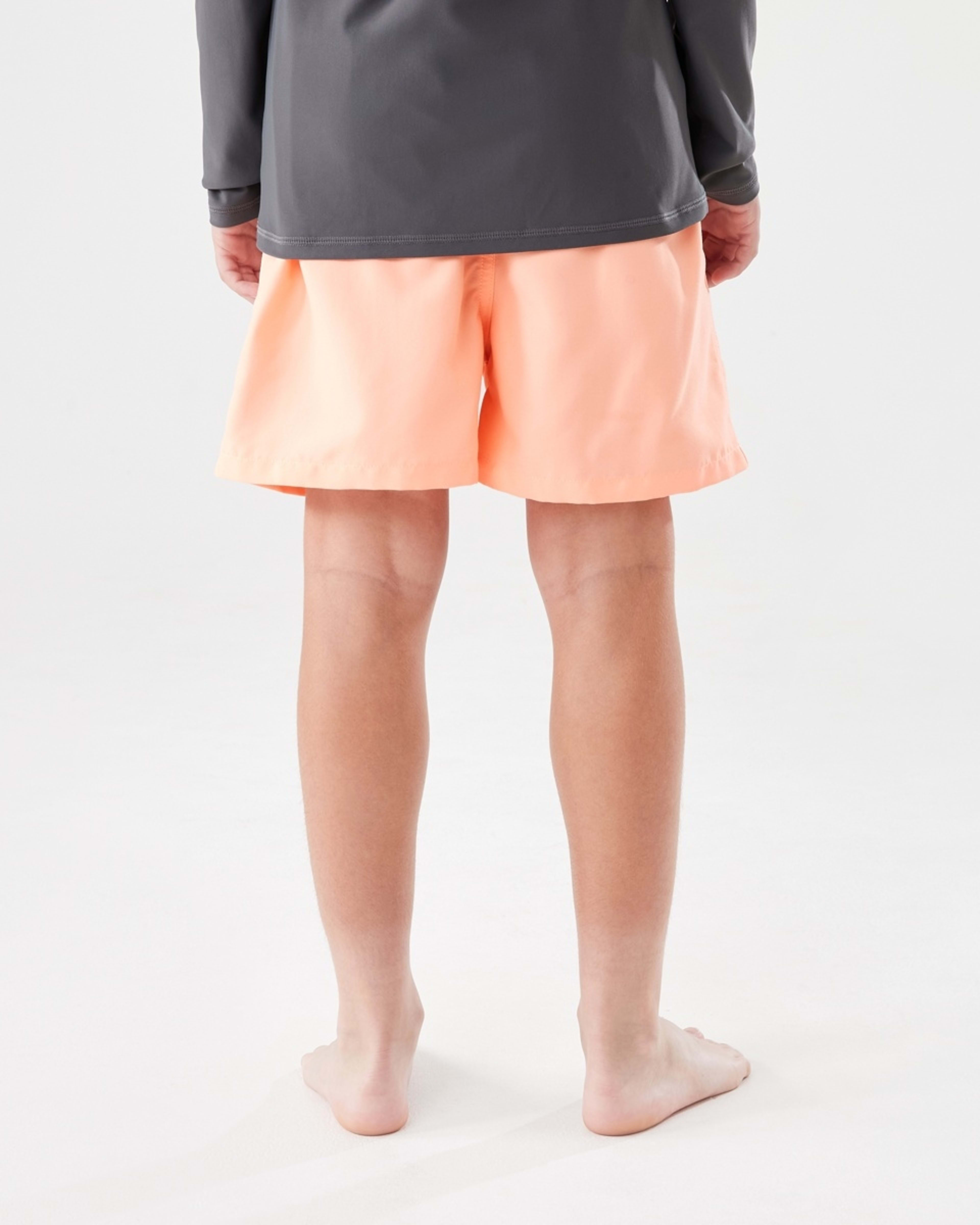 2 Basic Swim Shorts NEON LIGHT ORANGE, 2 of 5