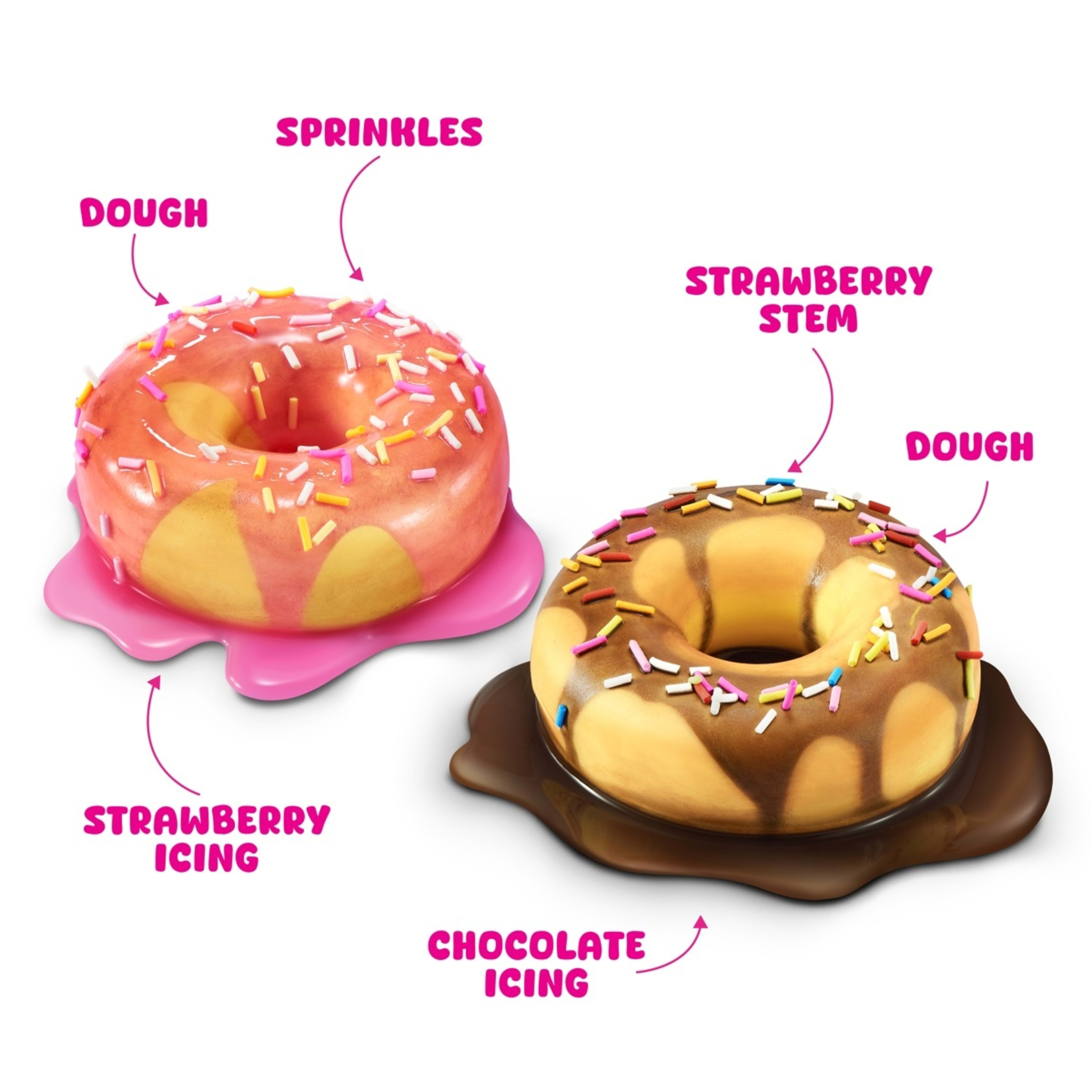 5 10 Piece Zuru Slime Mart Make Your Own Realistic Slime Food Playset - Donut, 5 of 8
