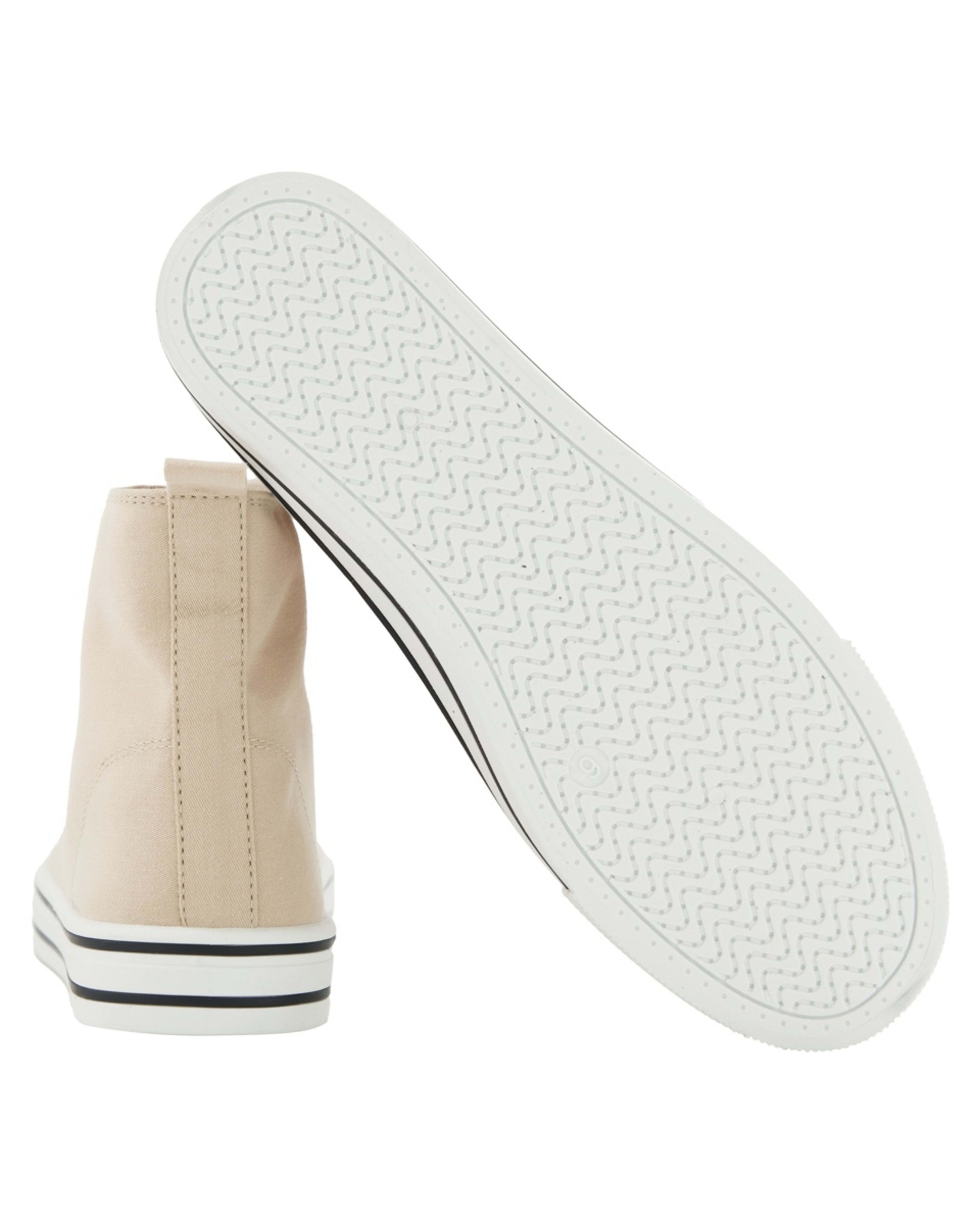 5 Canvas High Top Sneakers Bone, 5 of 5