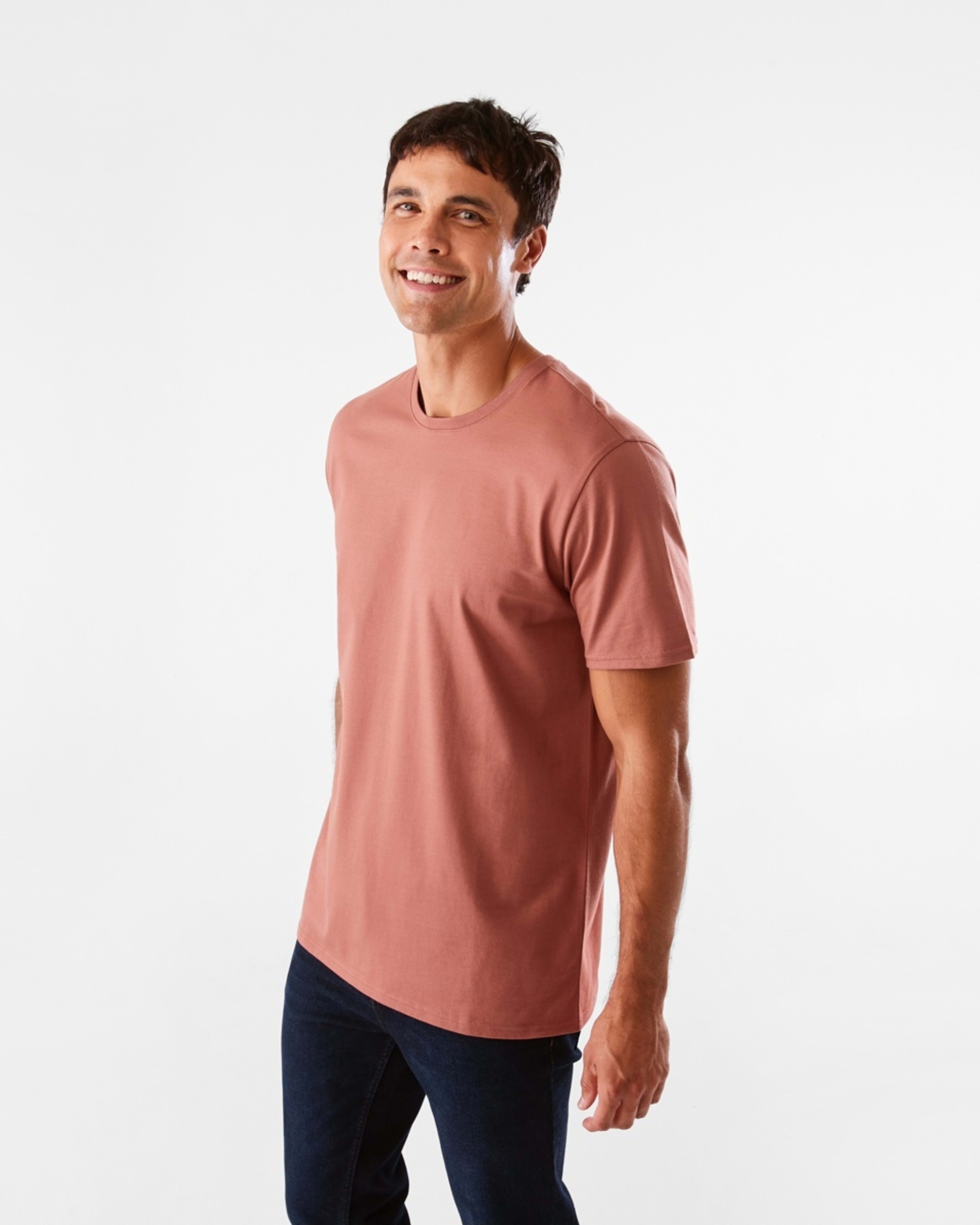 3 Australian Grown Cotton Crew Neck T-shirt Brn Cope, 3 of 5