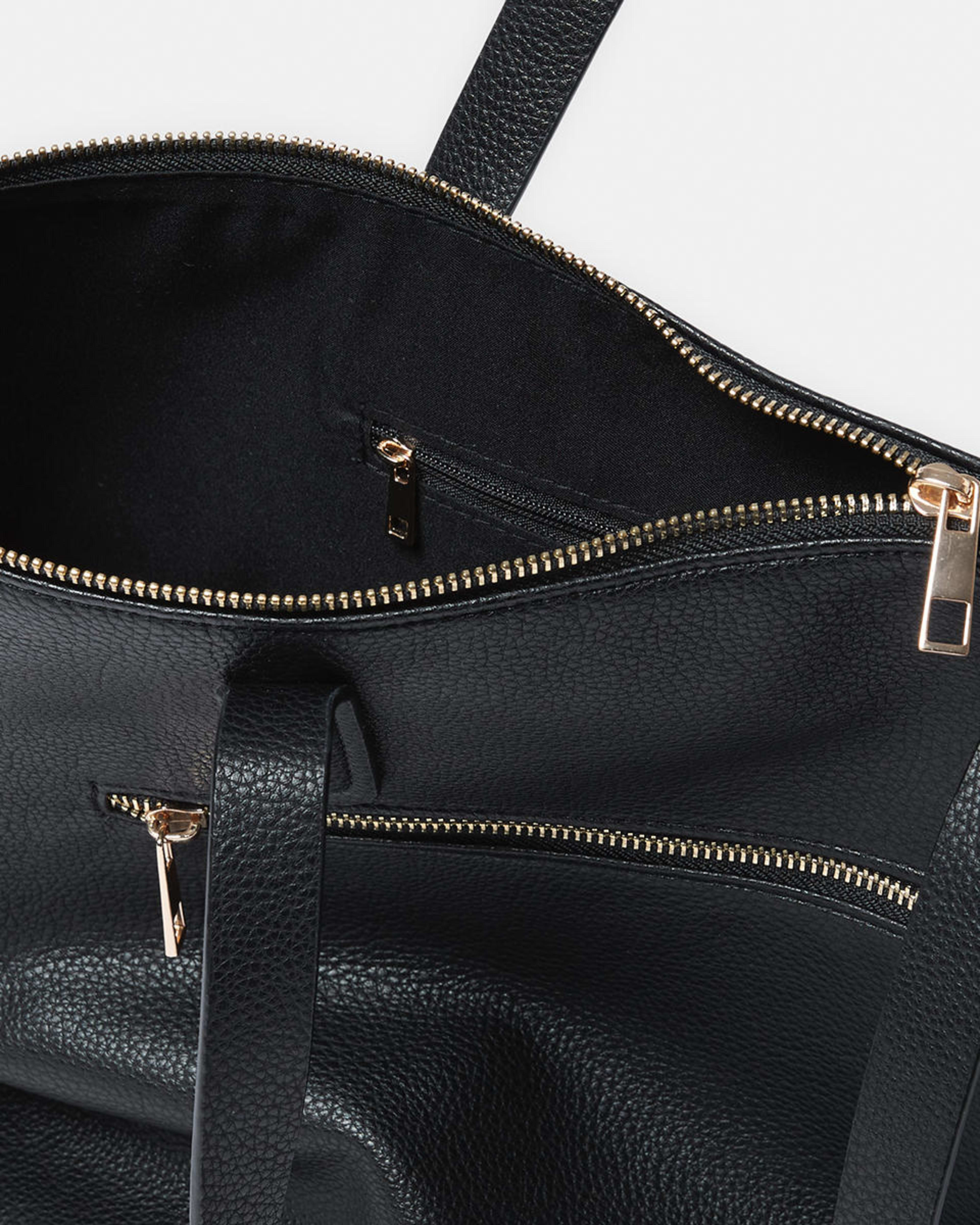 Zip Front Tote Bag Kmart