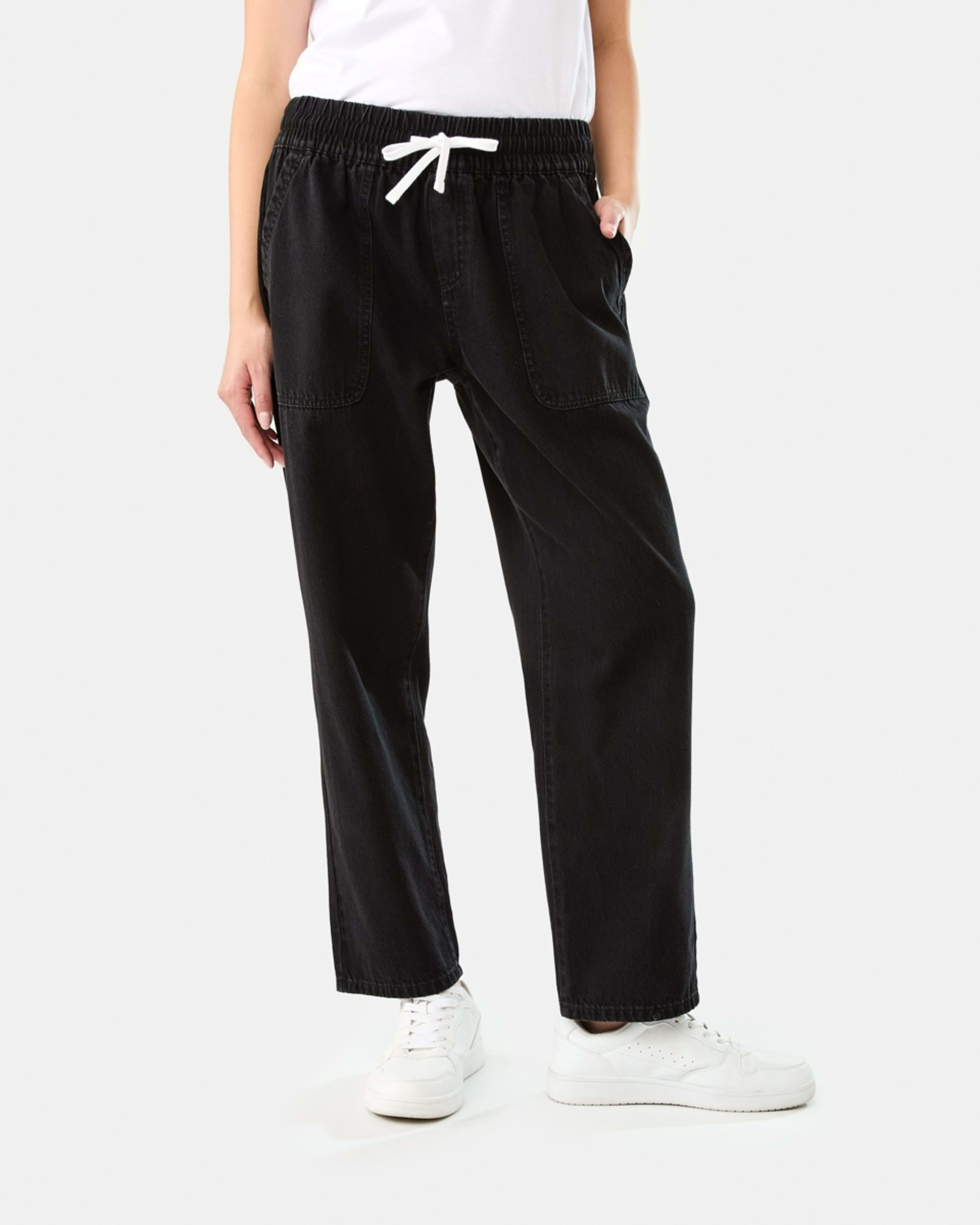 1 Denim Joggers BLACK WASH, 1 of 9