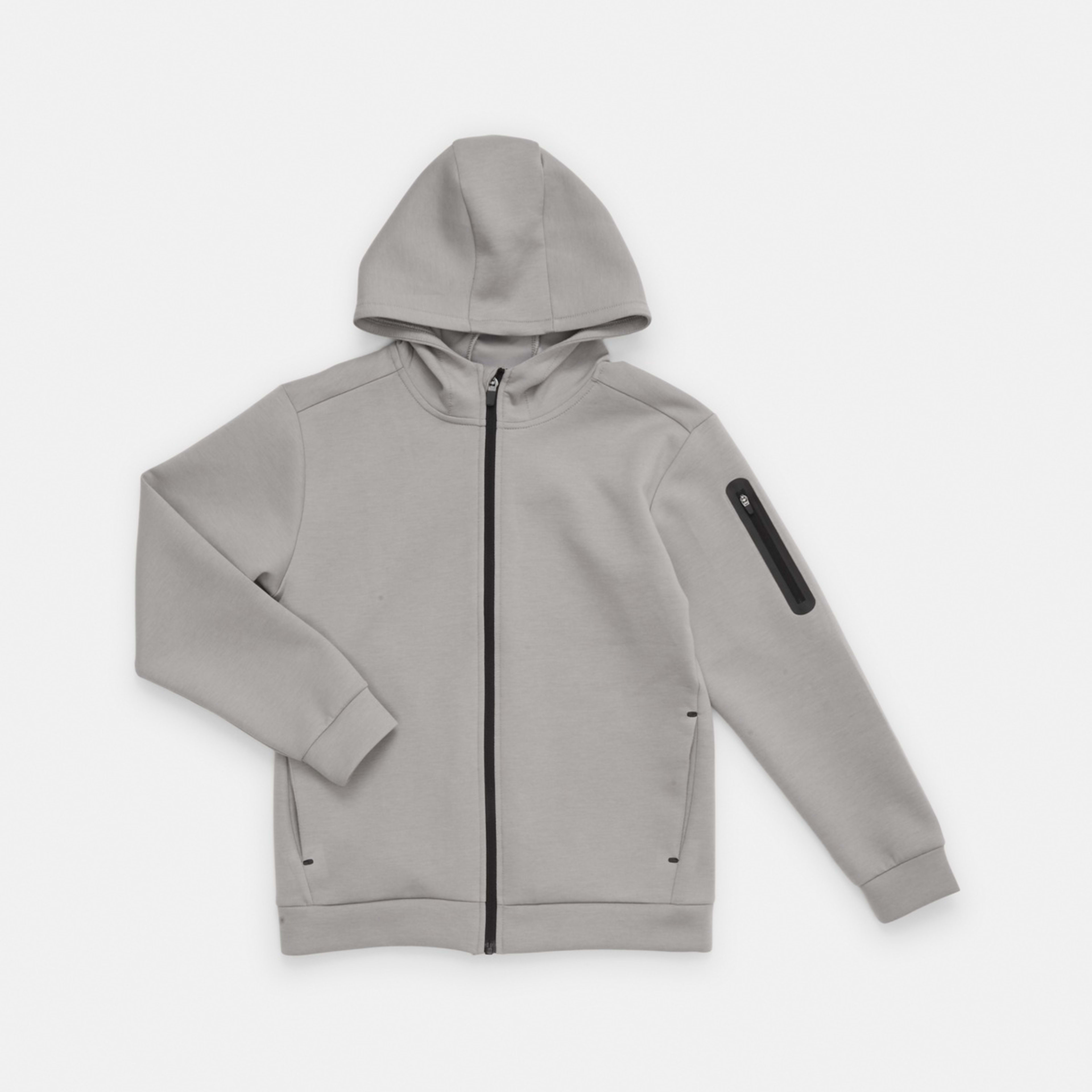 9 Active Kids Zip Through Hoodie Wet Weather Grey, 9 of 10