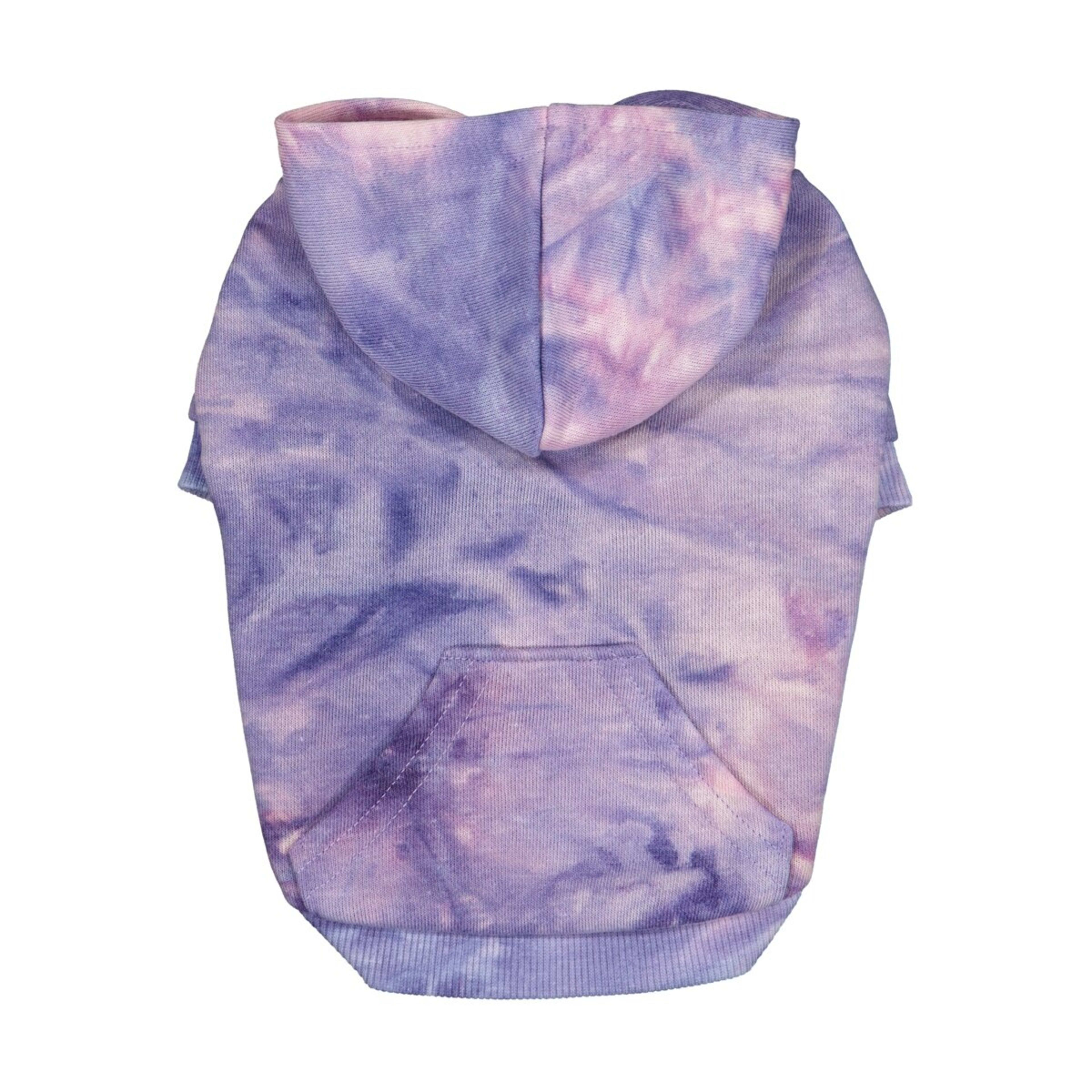 5 Pet Hoodie Tie-Dye - Small, Lilac, 5 of 10
