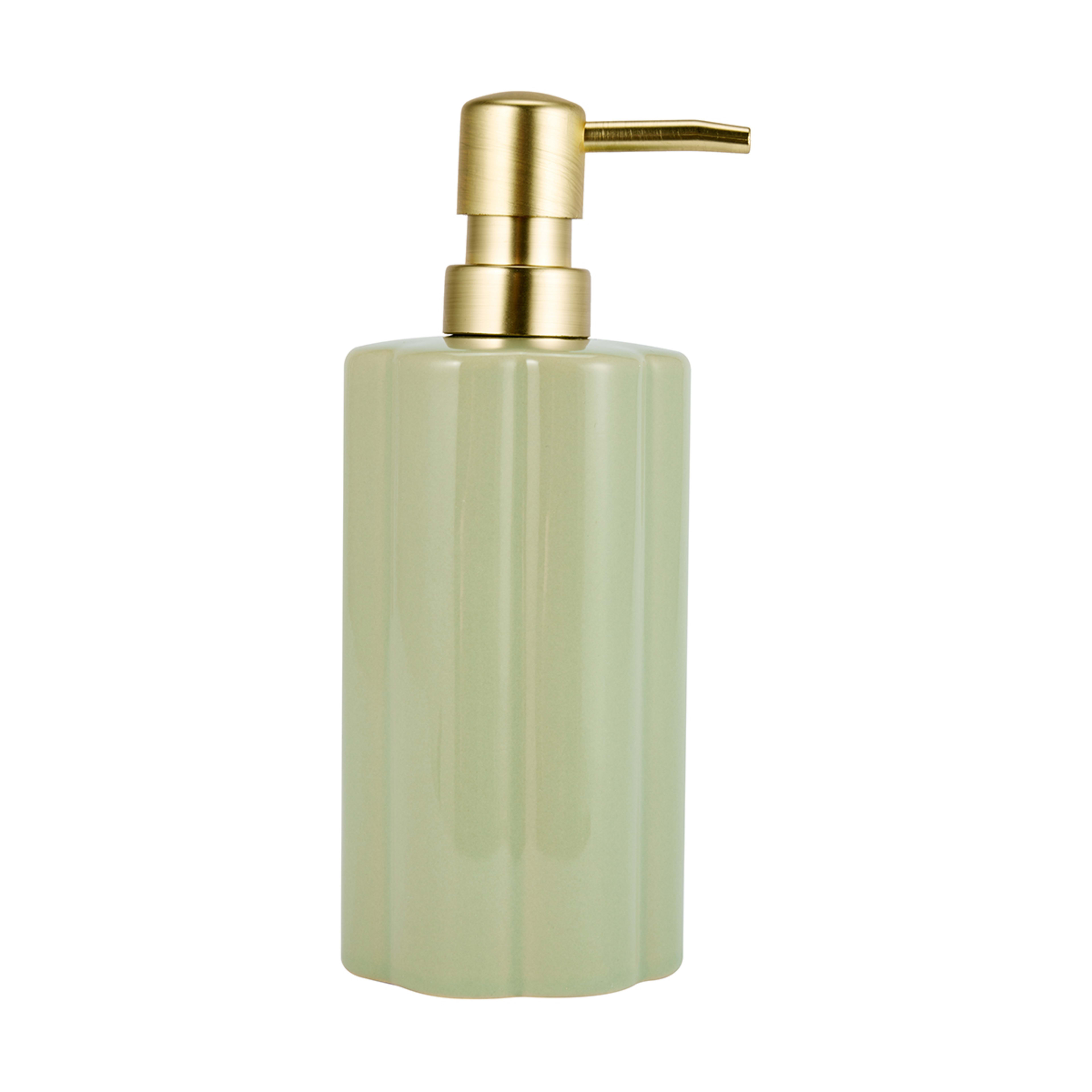 Sage Wavy Soap Dispenser Kmart