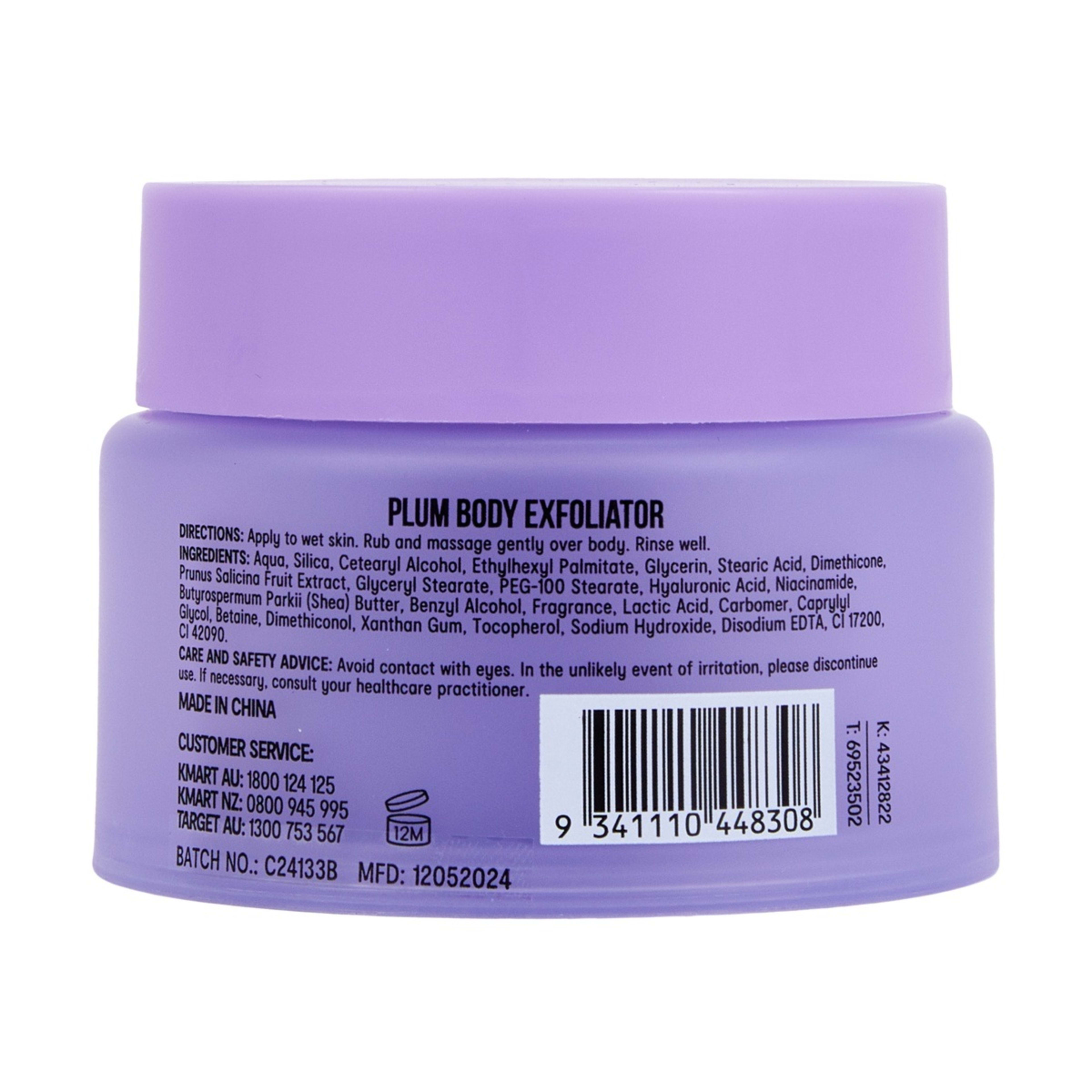 5 OXX Bodycare Plum Body Exfoliator 100ml - Niacinamide, Hyaluronic Acid and Plum Extract, 5 of 5