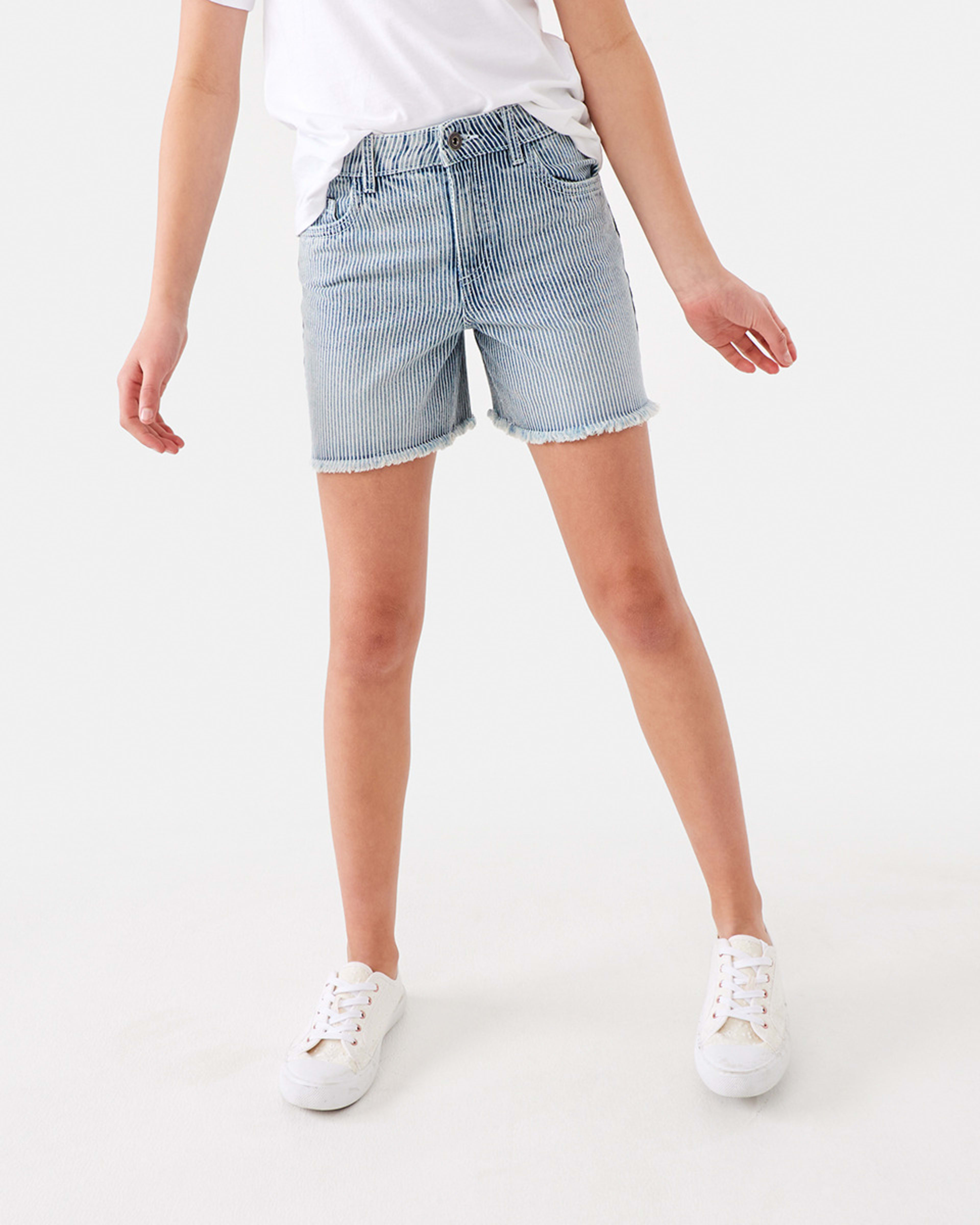 1 Bermuda Denim Shorts Den Stripe, 1 of 9