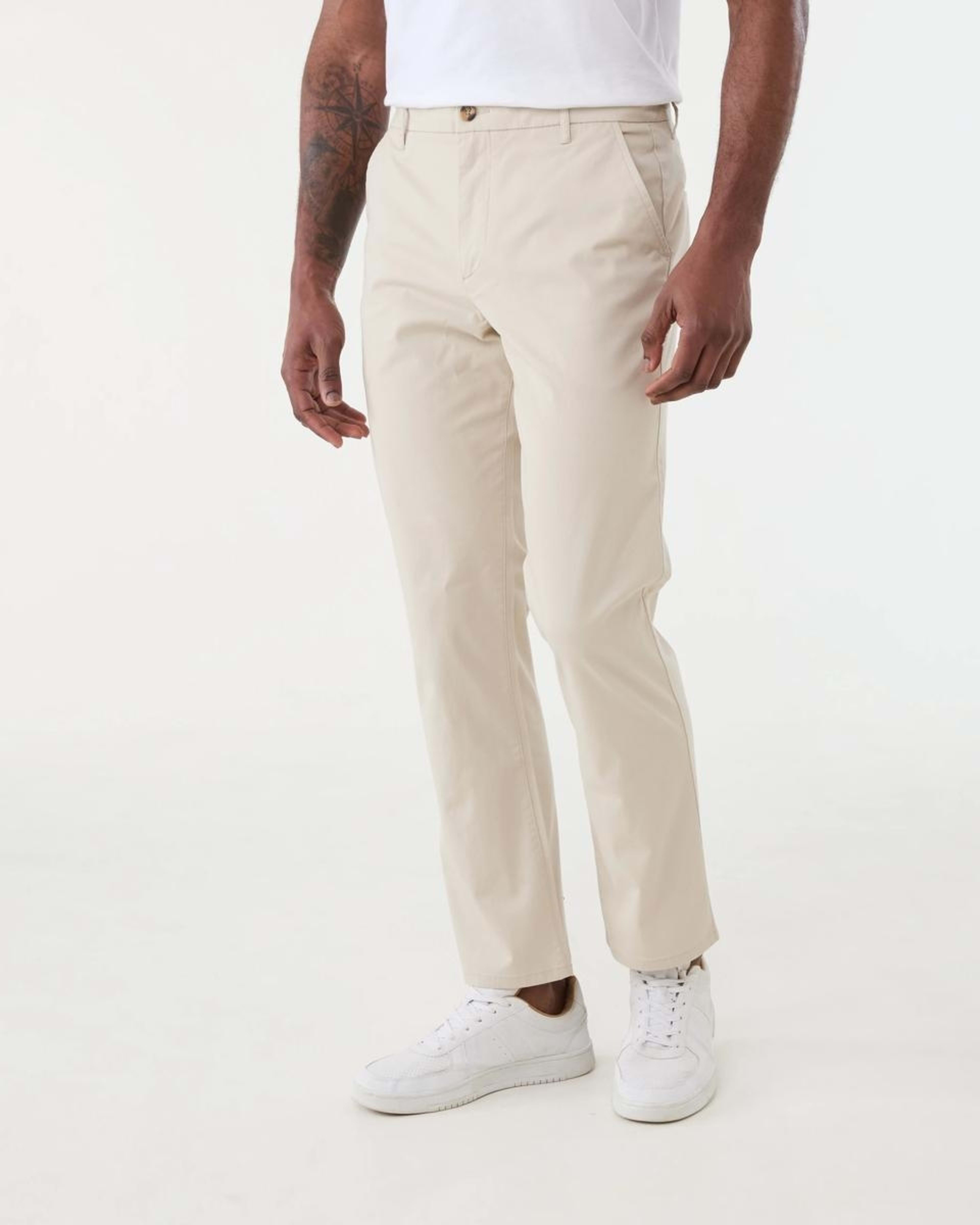 2 Straight Casual Chino Pants NEUTRAL, 2 of 5
