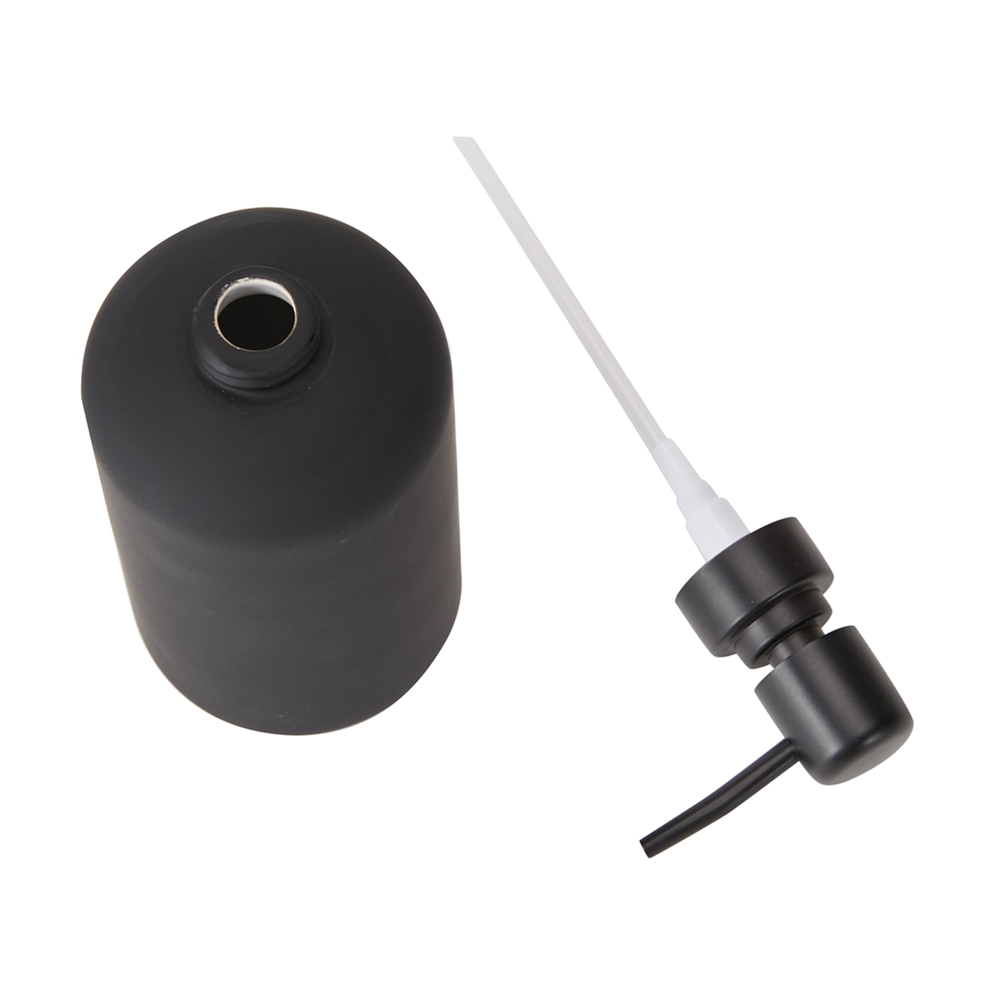 Soft Touch Black Soap Dispenser Kmart