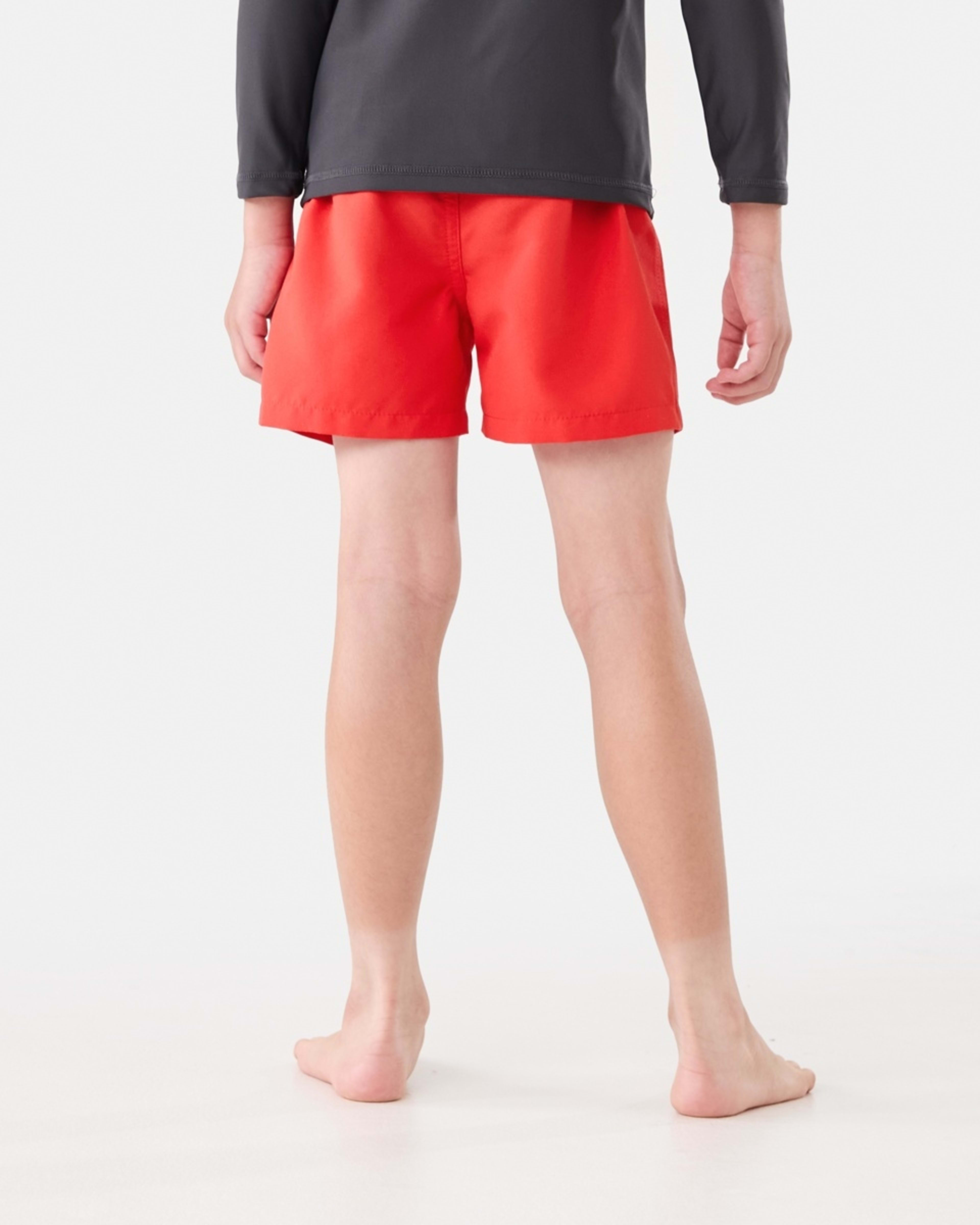 2 Plain Boardshorts POP RED, 2 of 5