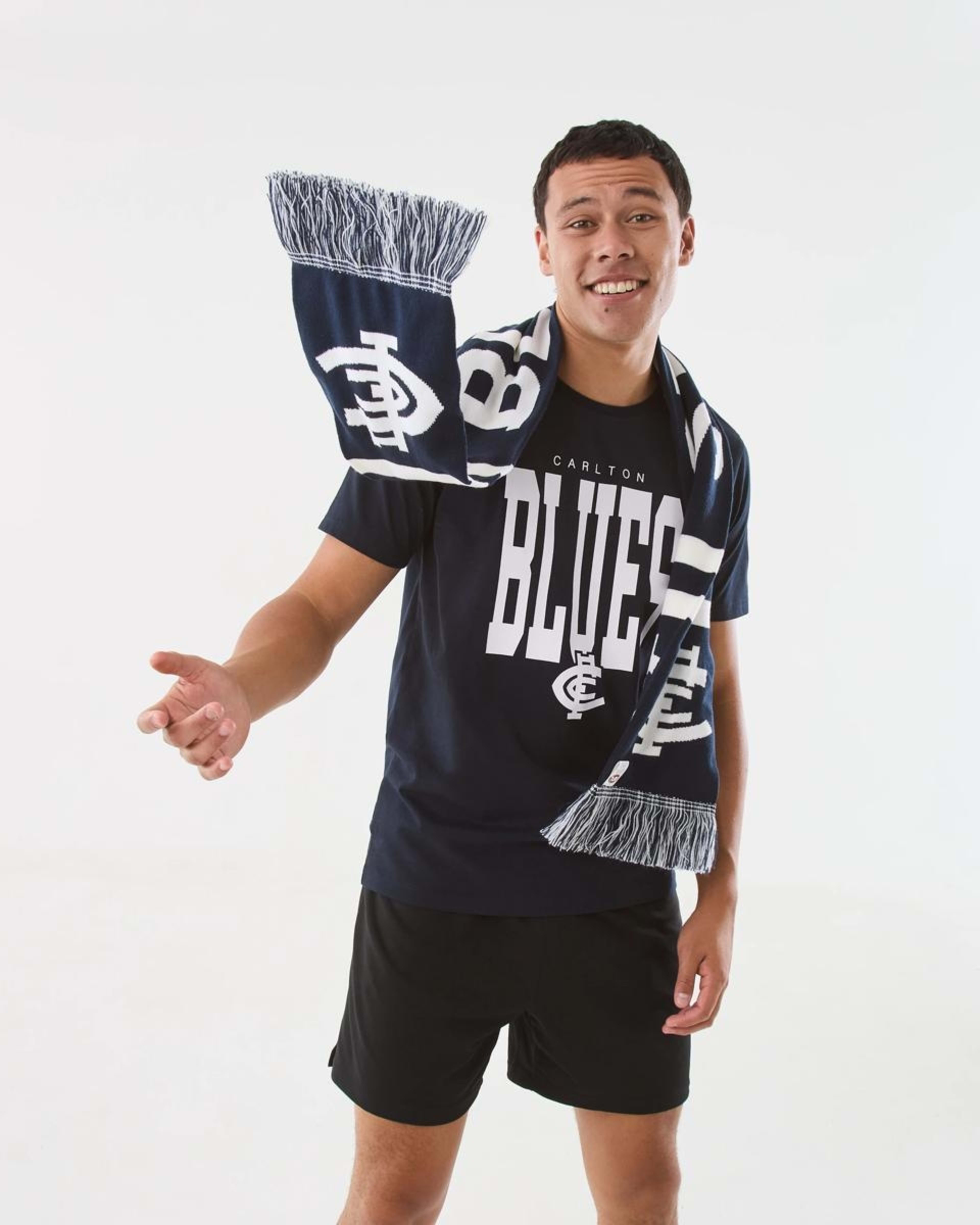 4 Official AFL Adult Scarf Carlton, 4 of 4