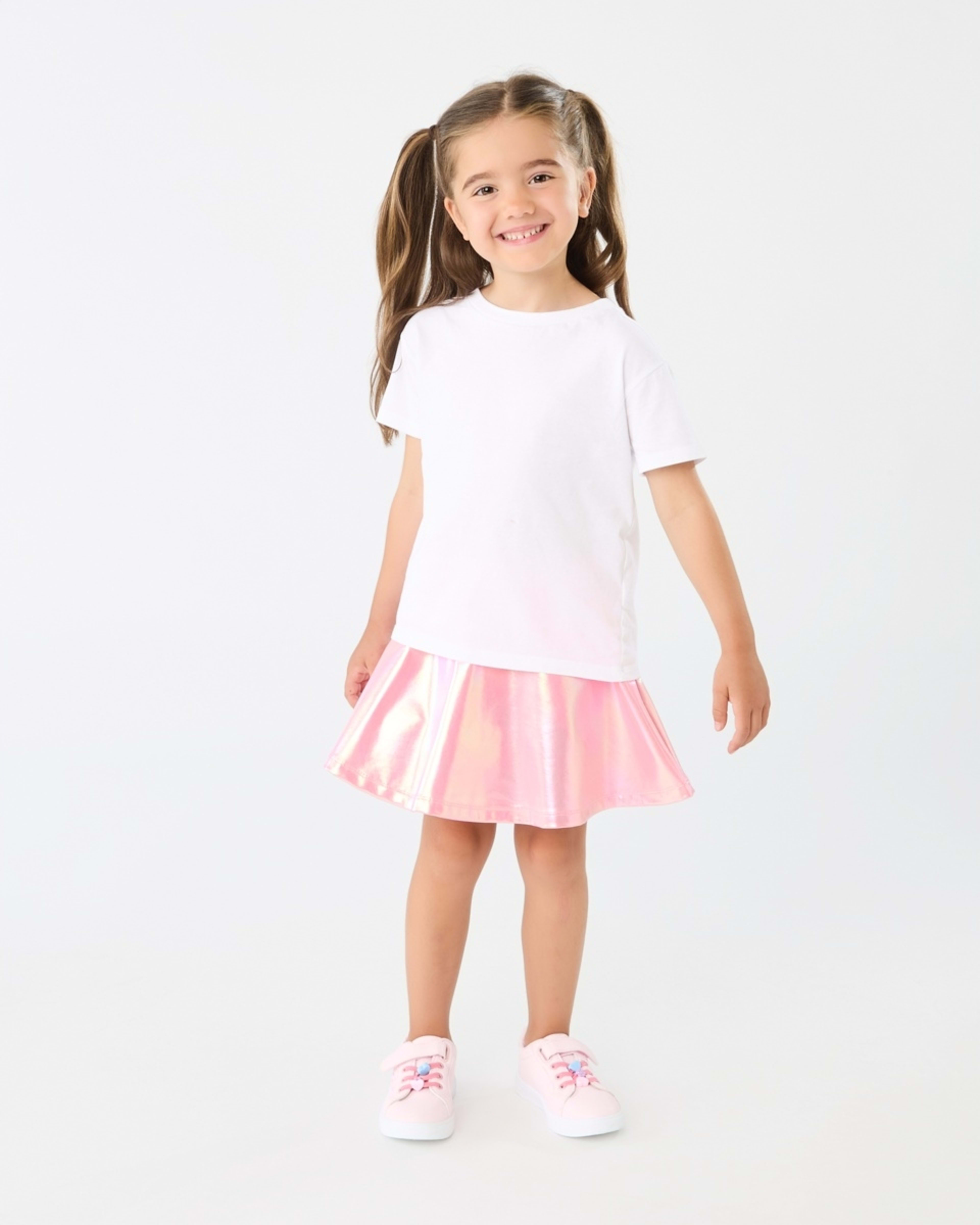 5 Metallic Skort Pnk Met, 5 of 6