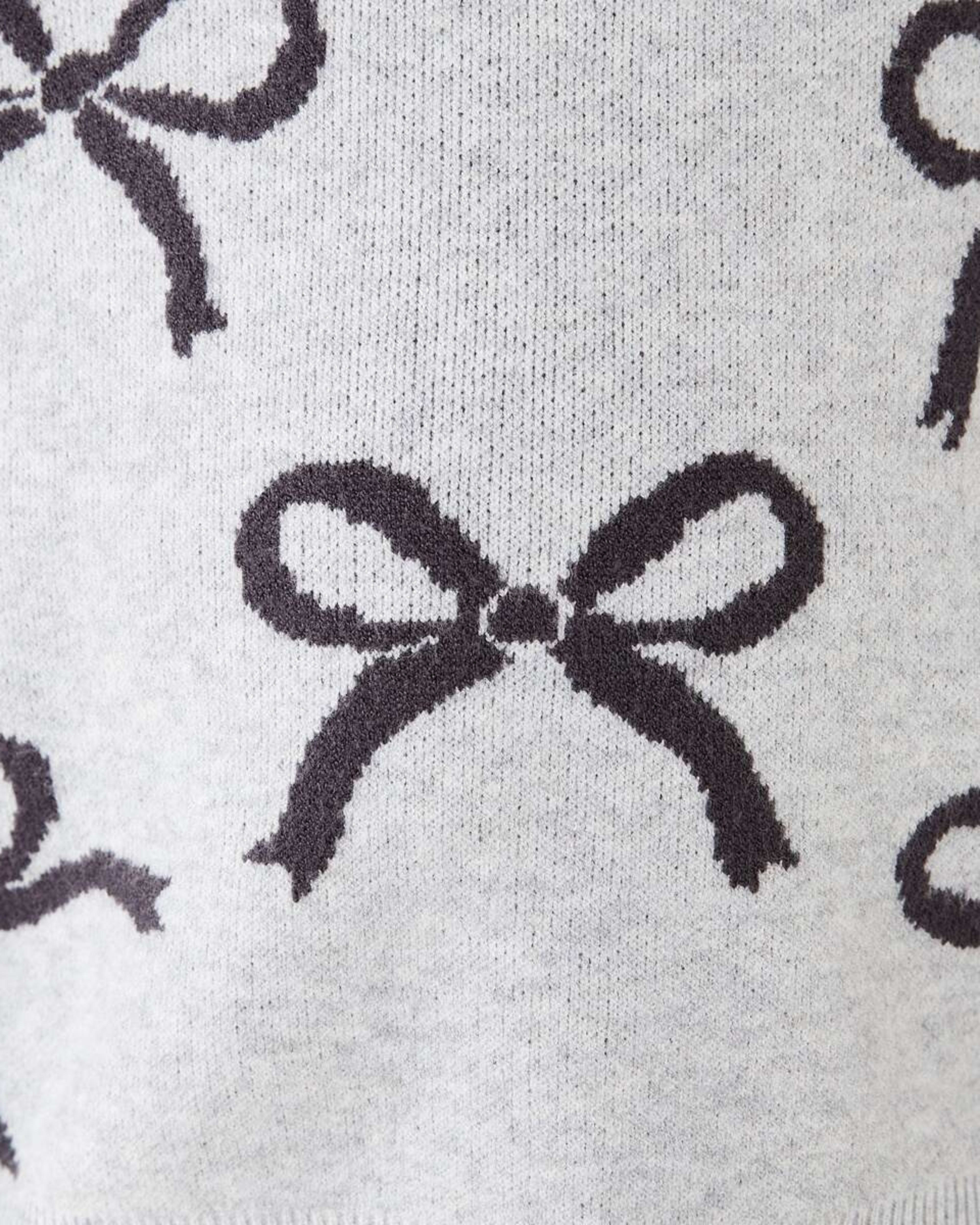 4 Jacquard Knit Jumper Bow, 4 of 8