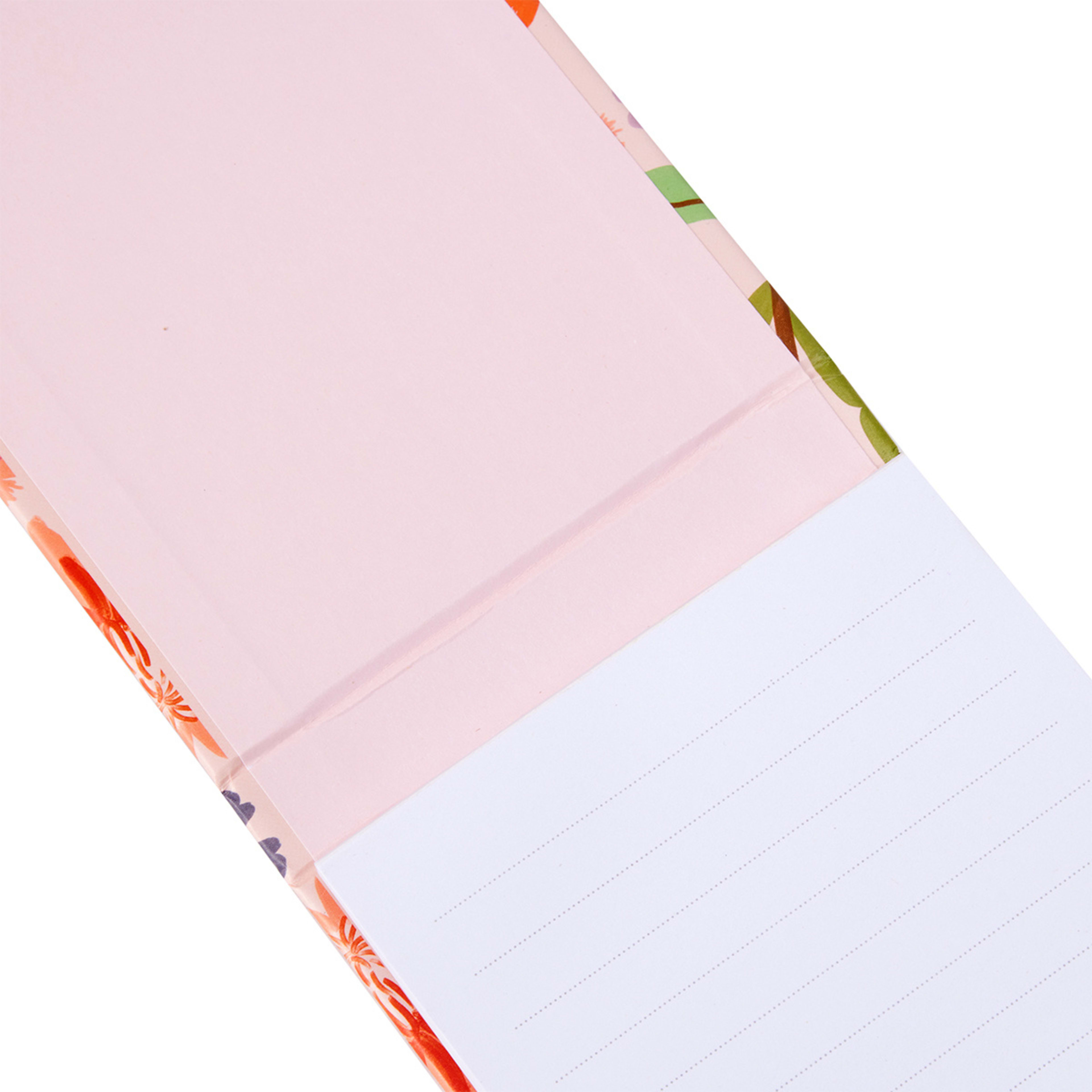 Slim Hardcover Notepad Floral Kmart