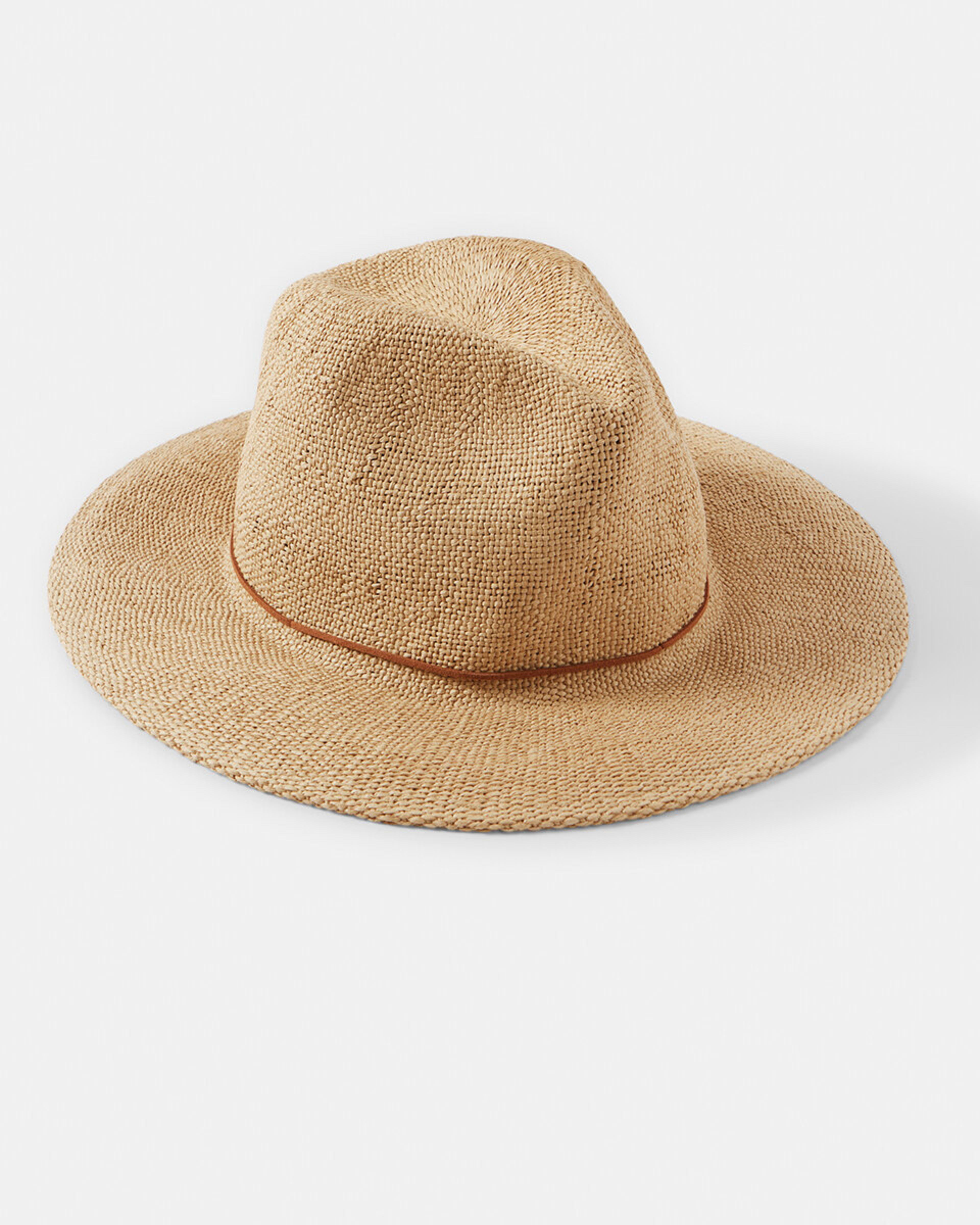 1 Paper Fedora Hat Tan