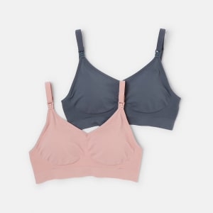 Kmart  2 Pack Maternity Wirefree Seamfree Crop - PriceGrabber
