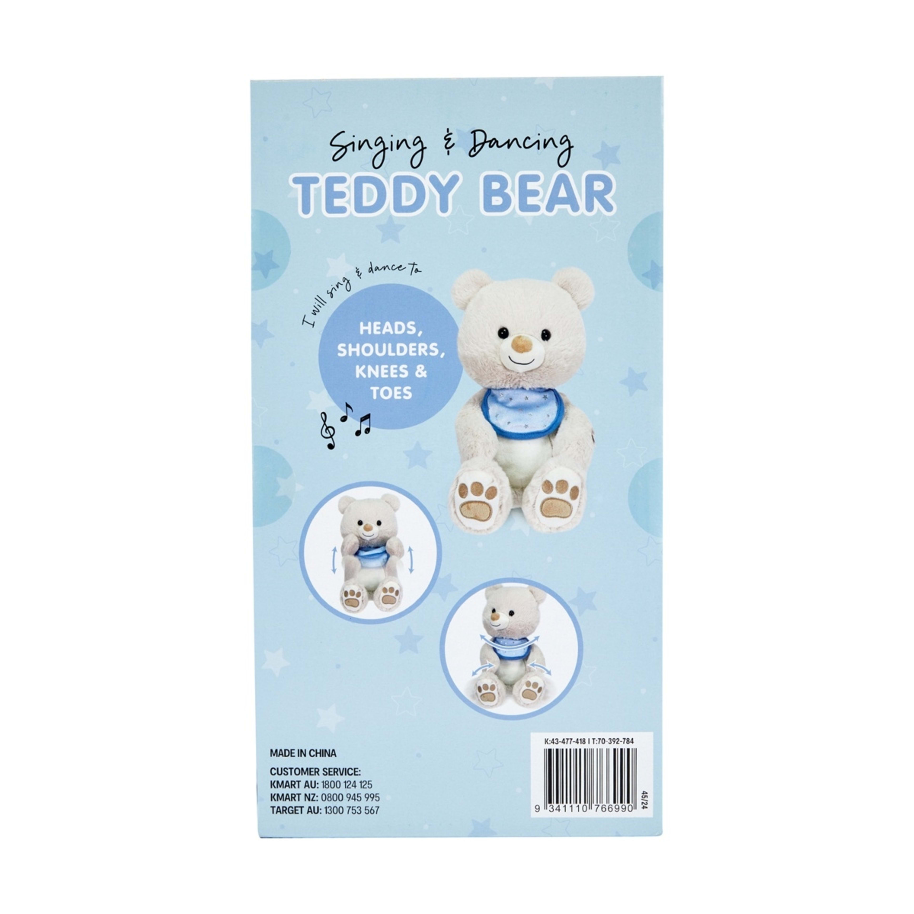 Singing and Dancing Teddy Bear Kmart