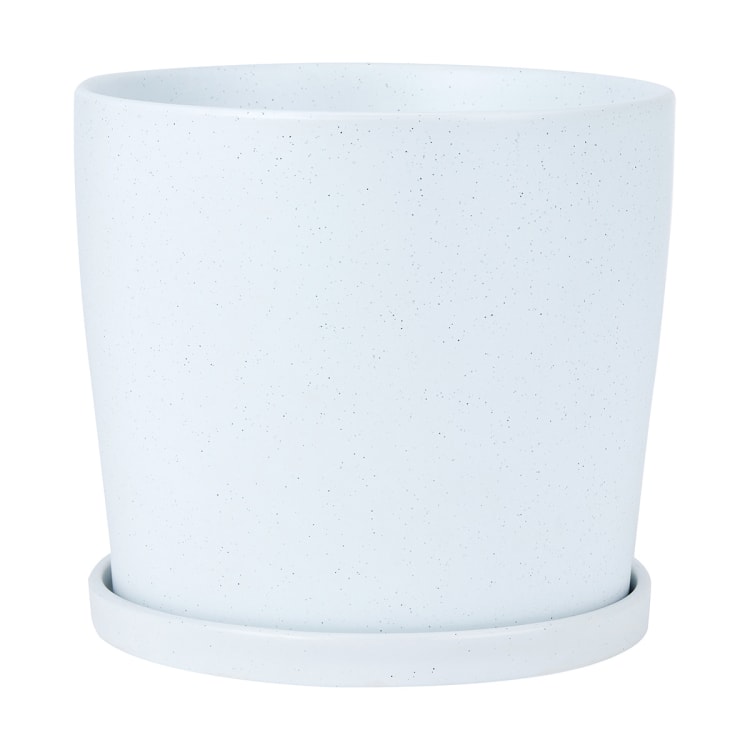 Ceramic Pot with Saucer Kmart NZ