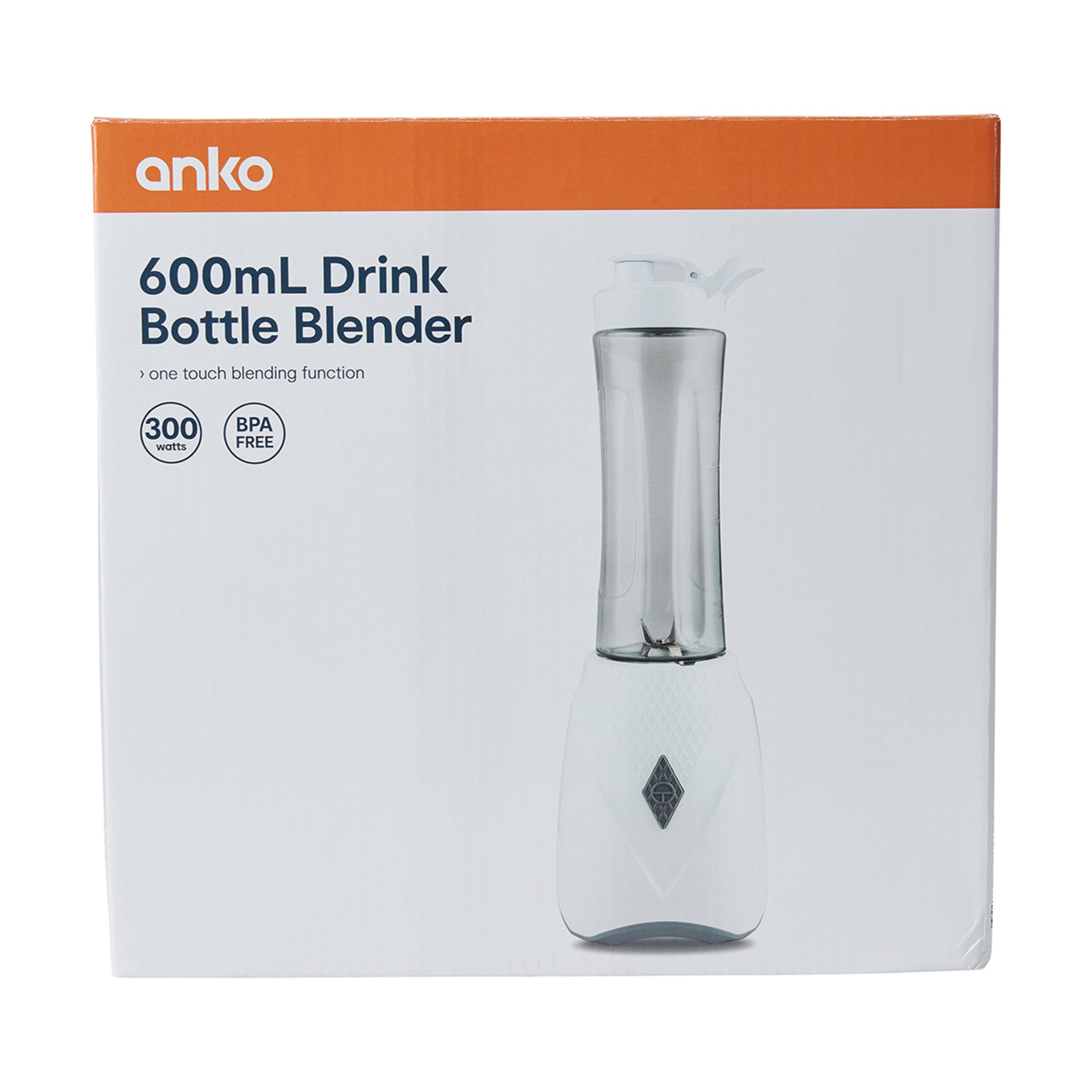 10 600ml Drink Bottle Blender - White, 10 of 10