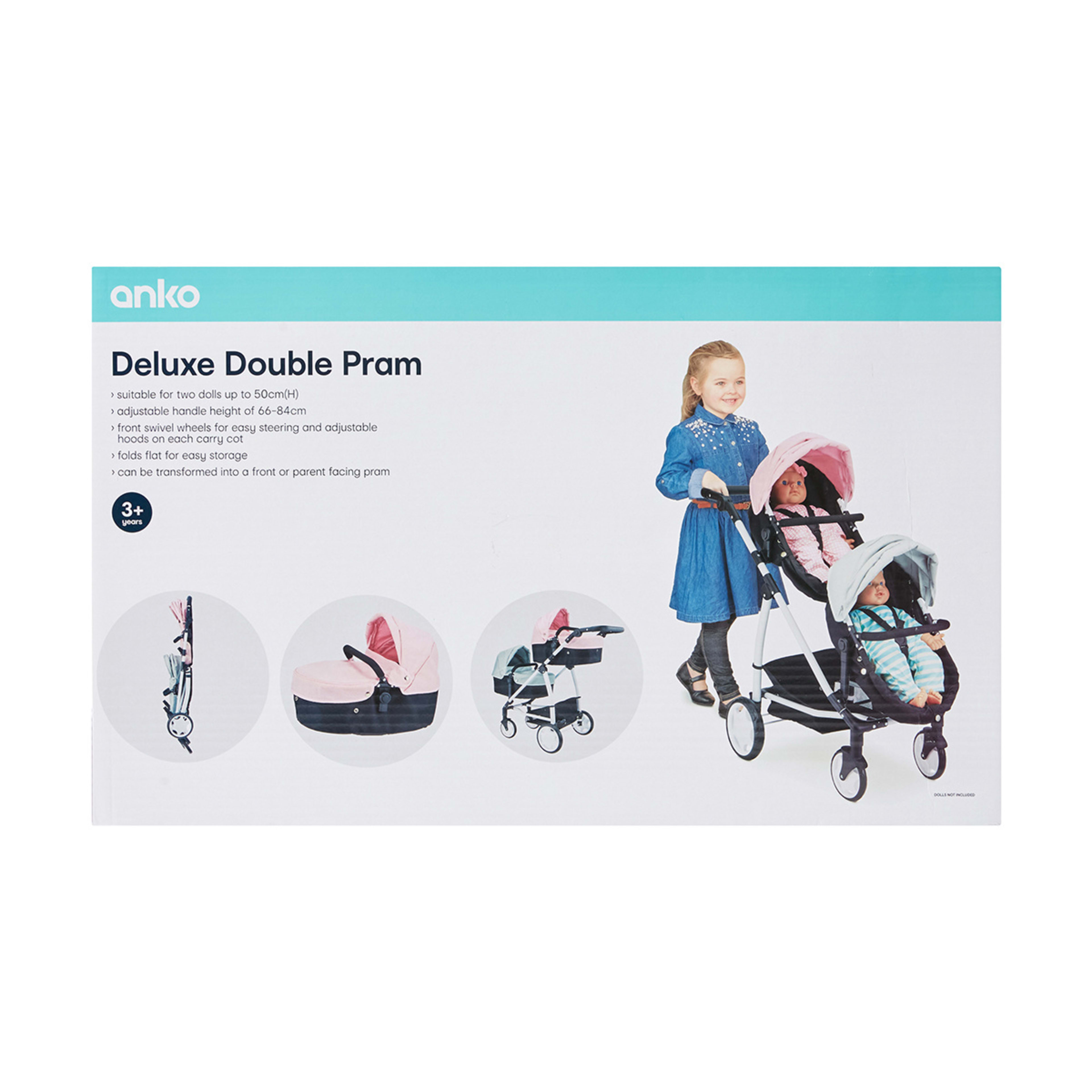 Deluxe Double Pram Kmart