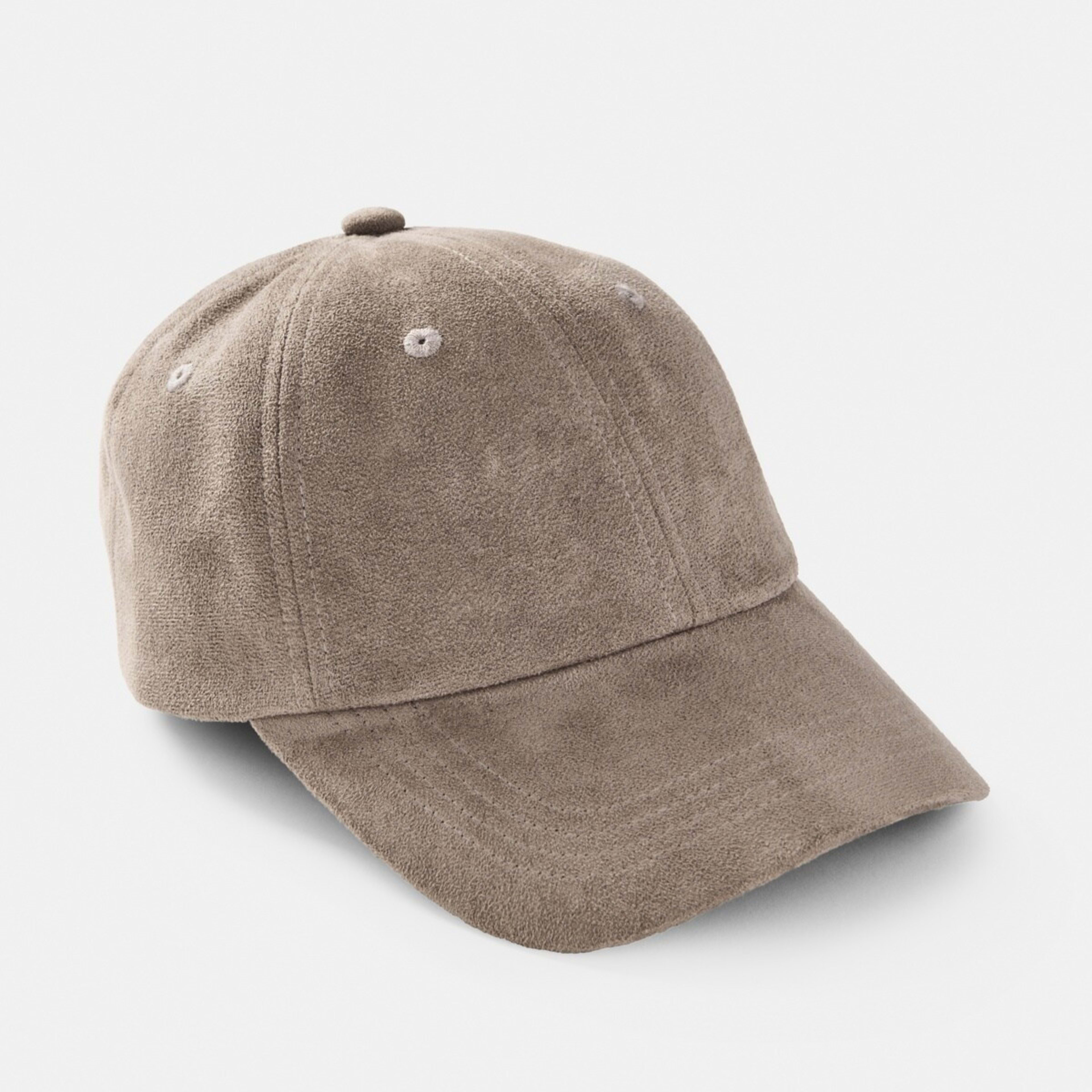1 Suede Cap Deep Taupe, 1 of 5
