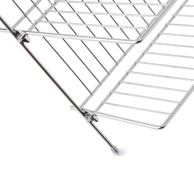 Chrome Foldable Dish Rack Kmart