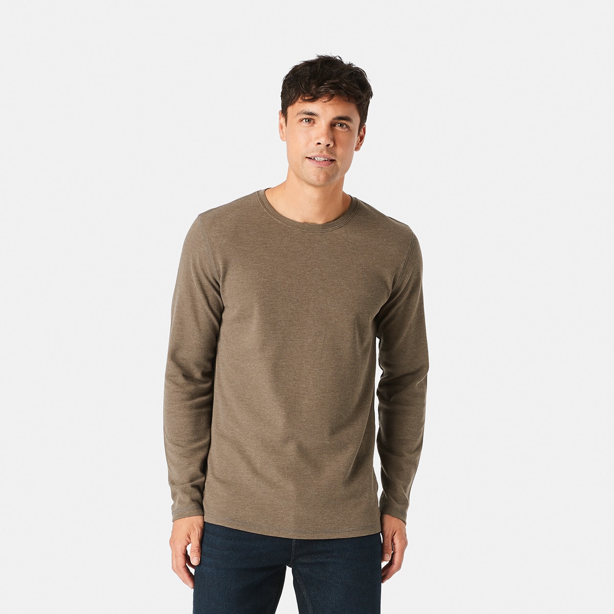 Waffle Long Sleeve T-shirt - Kmart