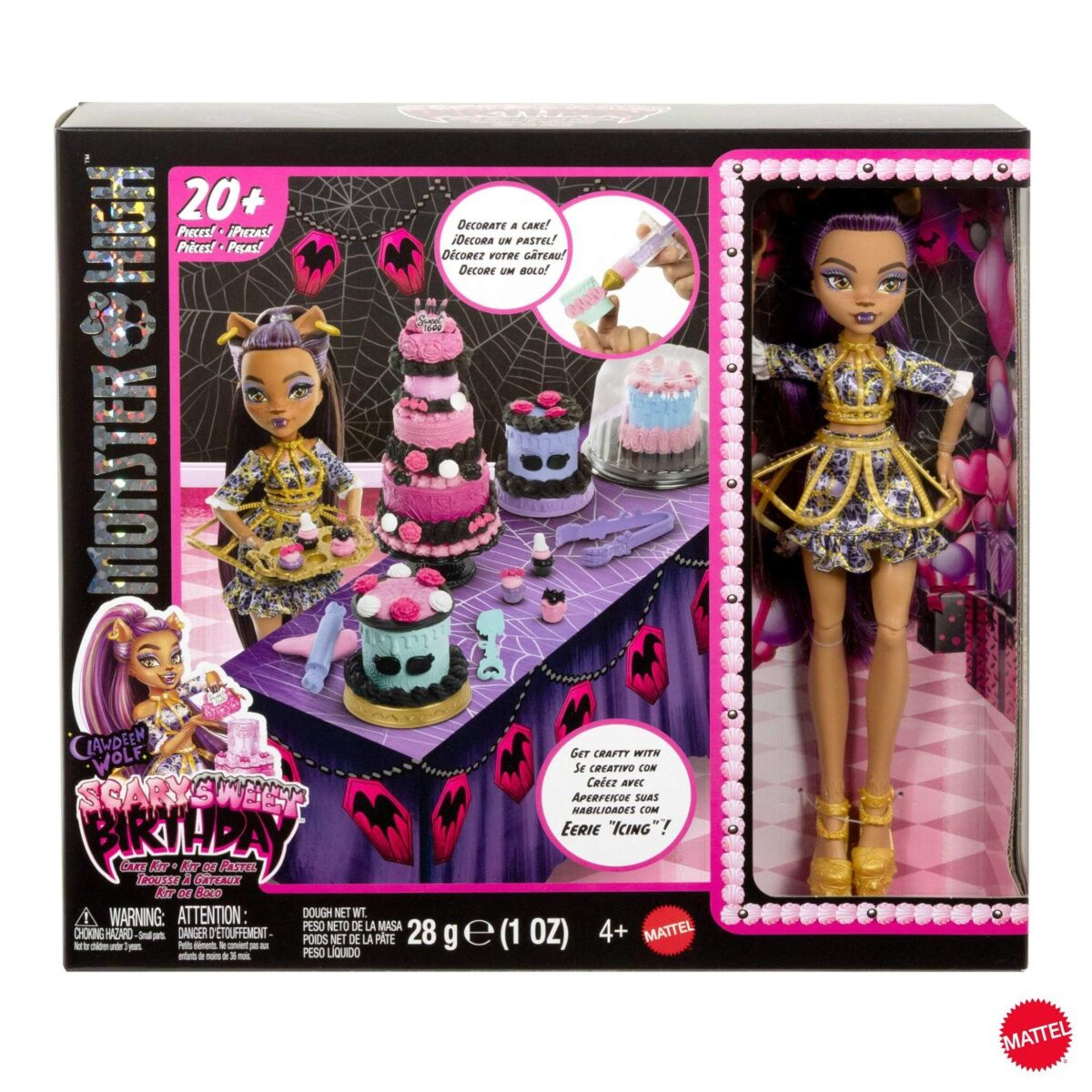1 Monster High Clawdeen Wolf Scary Sweet Birthday Cake Kit