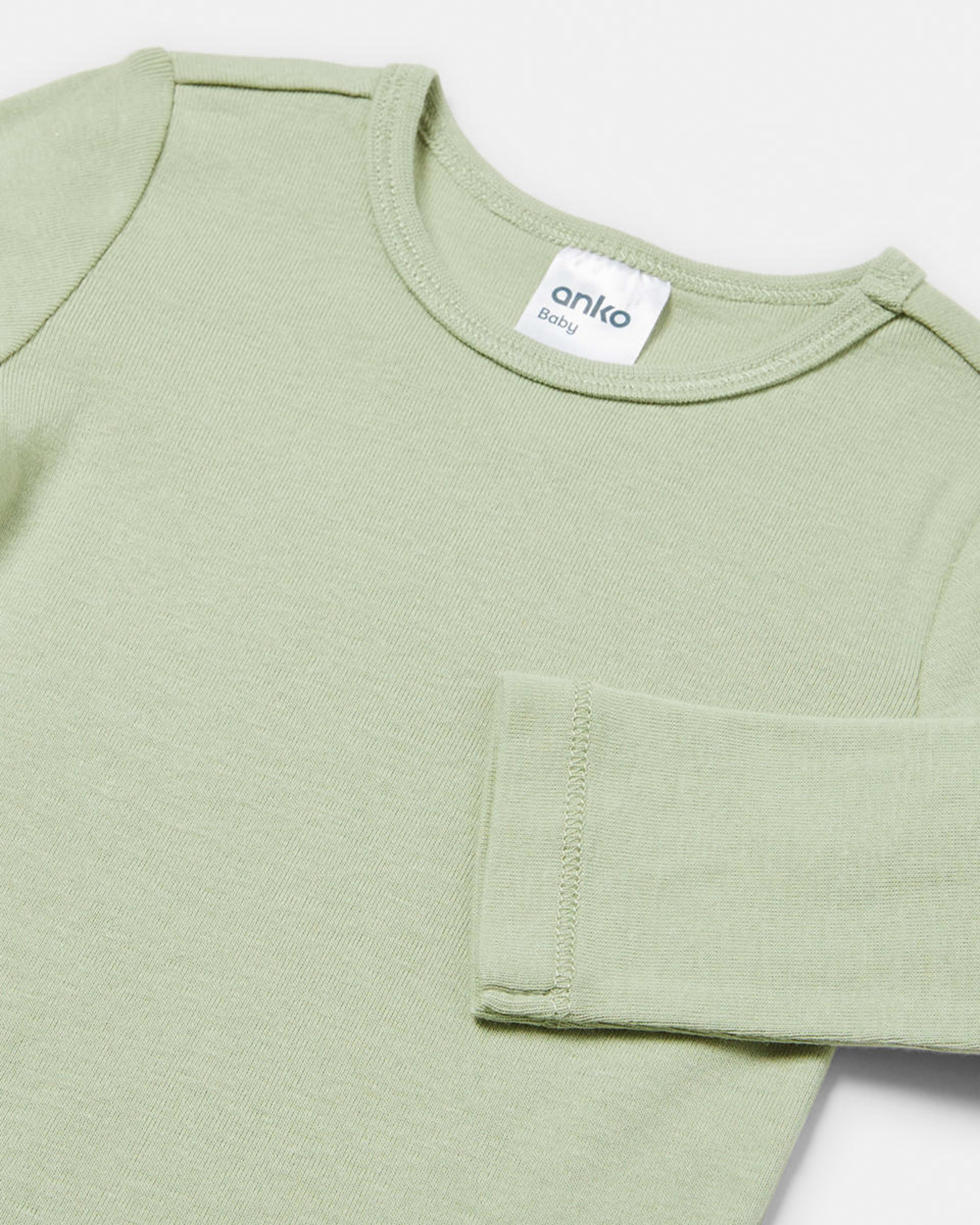 3 Everyday Long Sleeve Bodysuit Desgreen C, 3 of 3