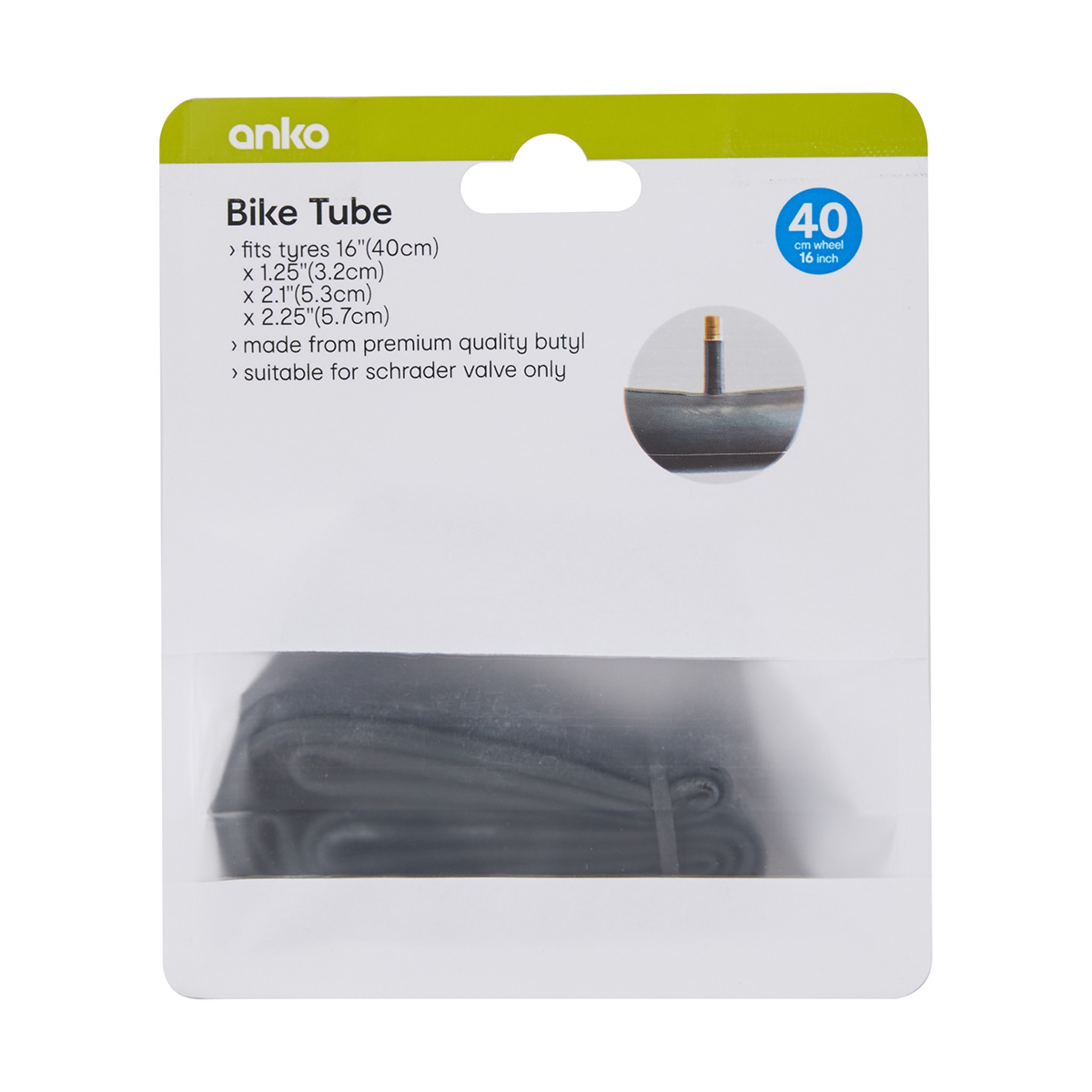 Bike Tube 40cm Kmart