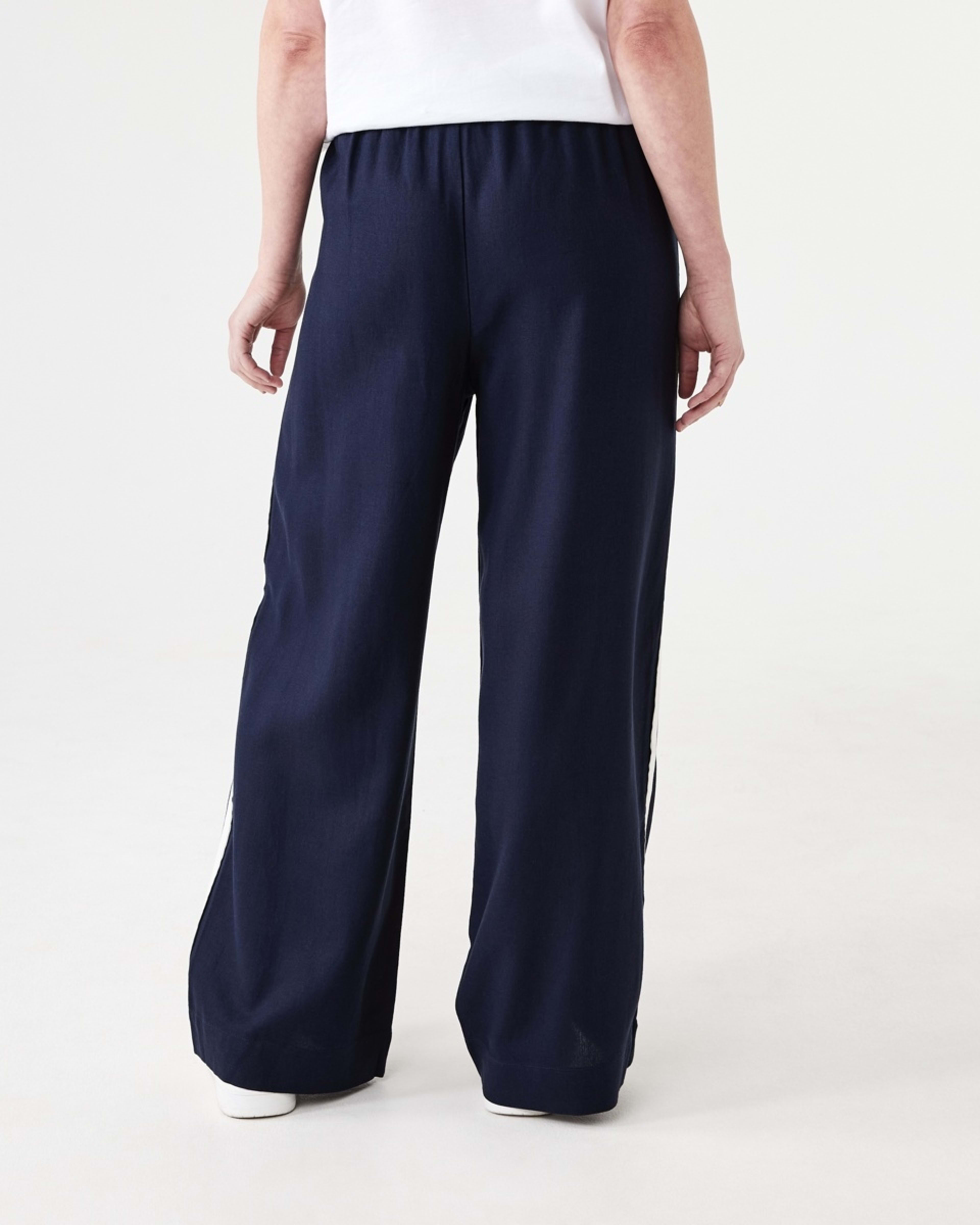 3 Wide Leg Side Tape Pants NAVY BLAZER, 3 of 6