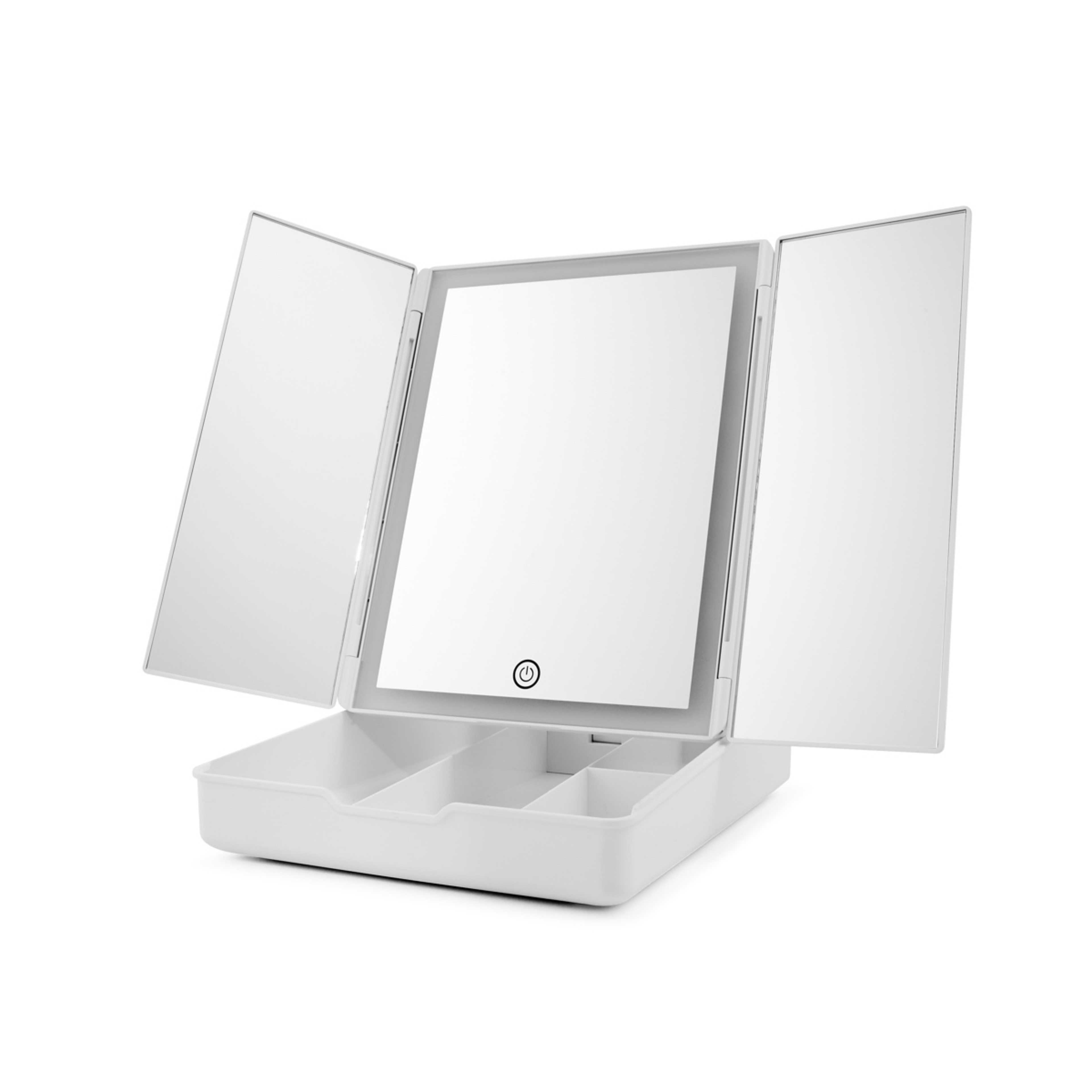 5 LED Tri-Fold Mirror, 5 of 10